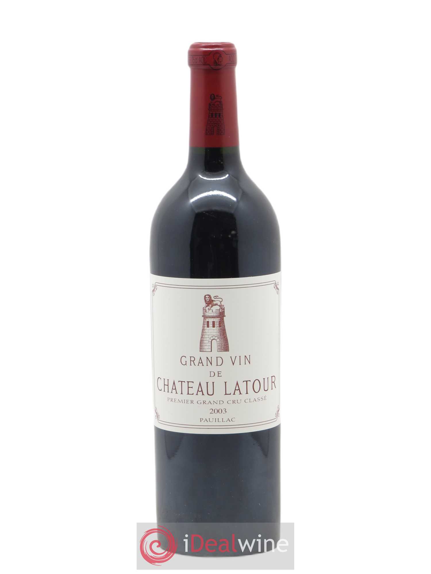 Château Latour 1er Grand Cru Classé 2003 - Lot de 1 bouteille - 0