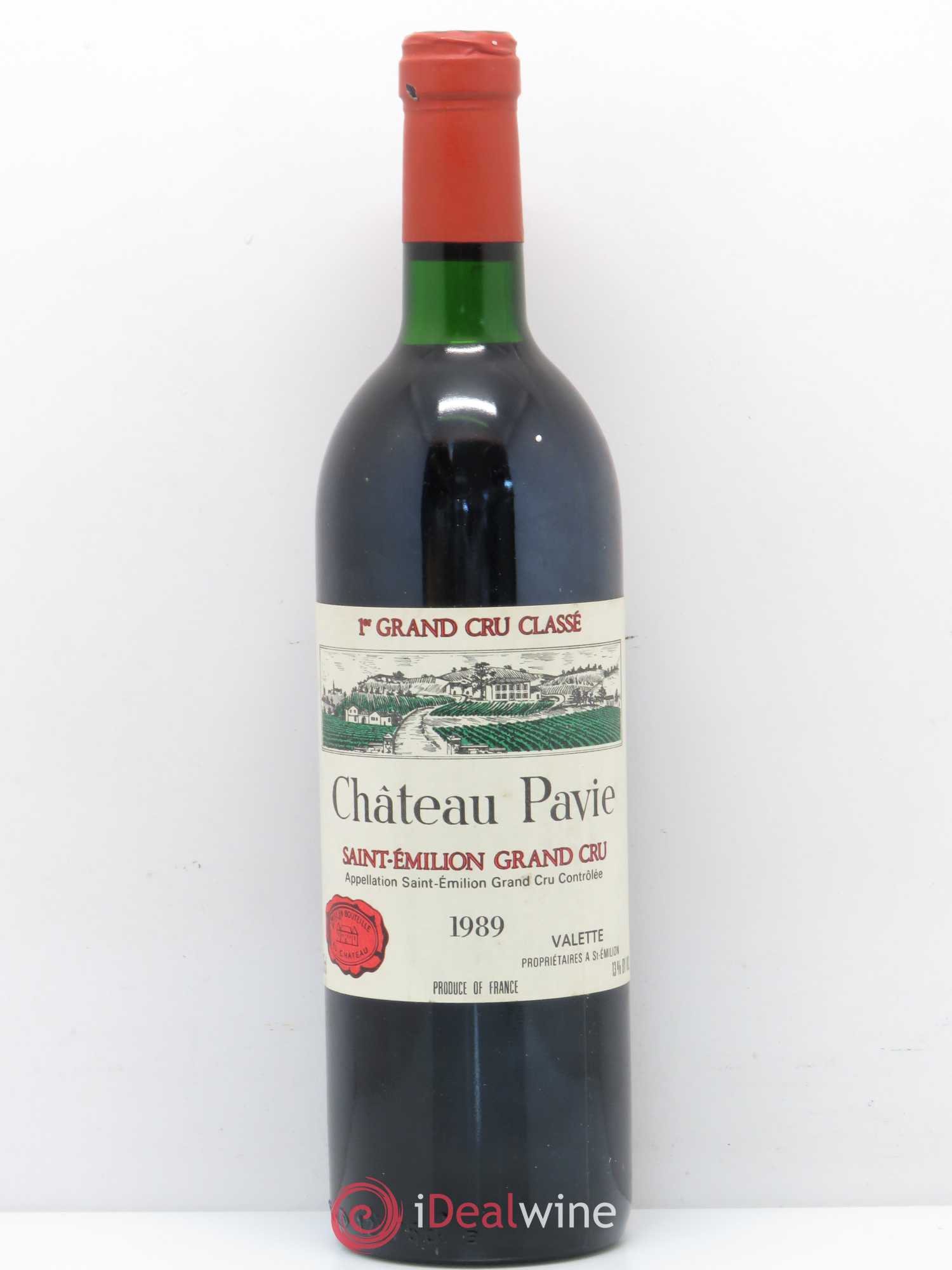 Château Pavie 1er Grand Cru Classé A 1989 - Lot de 1 bouteille - 0