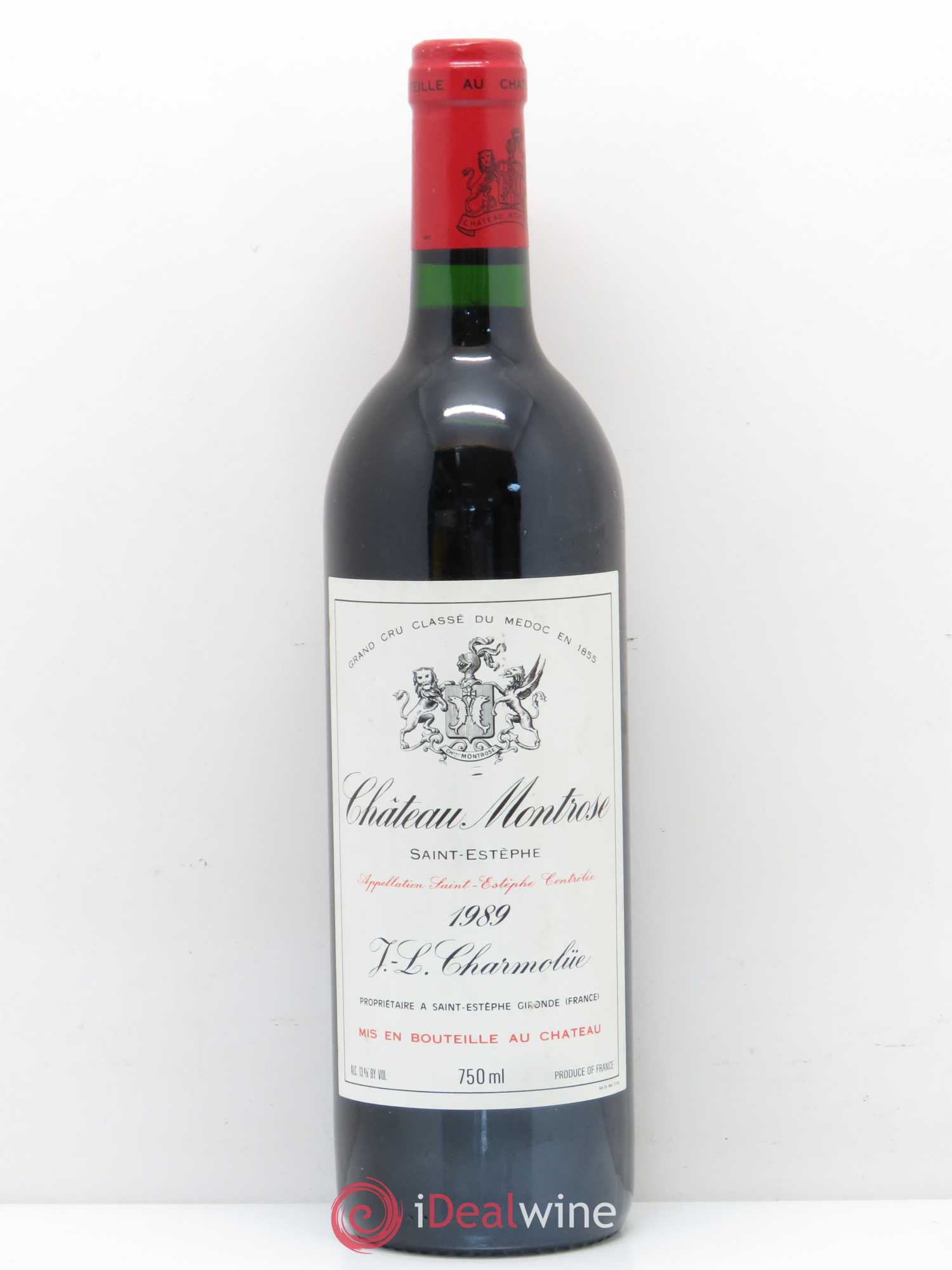 Château Montrose 2ème Grand Cru Classé 1989 - Lot de 1 bouteille - 0
