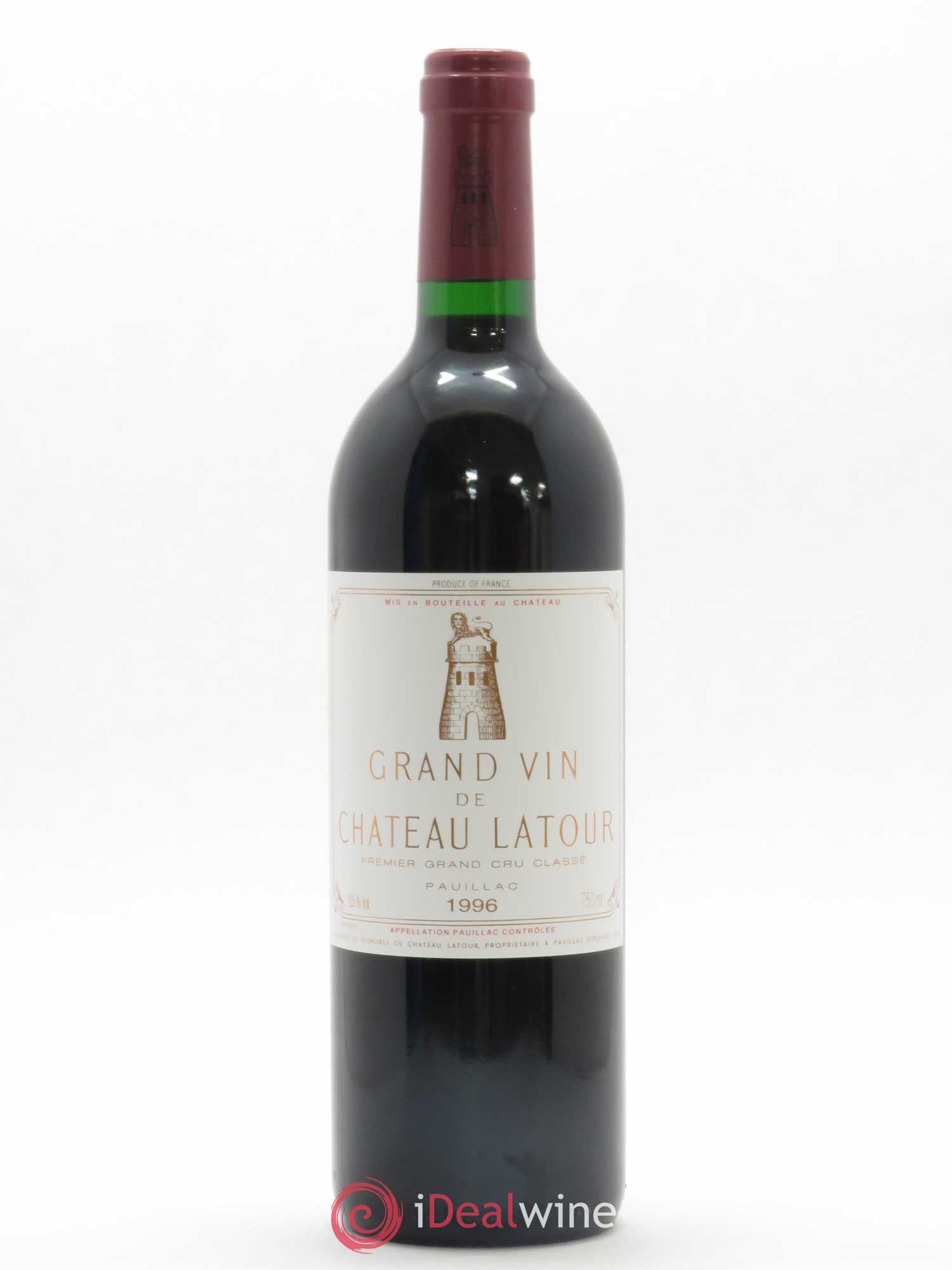Château Latour 1er Grand Cru Classé 1996 - Lot de 1 bouteille - 0