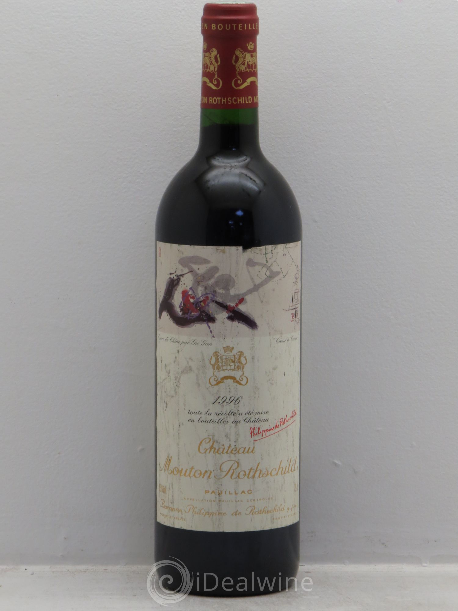 Château Mouton Rothschild 1er Grand Cru Classé 1996 - Lot de 1 bouteille - 0