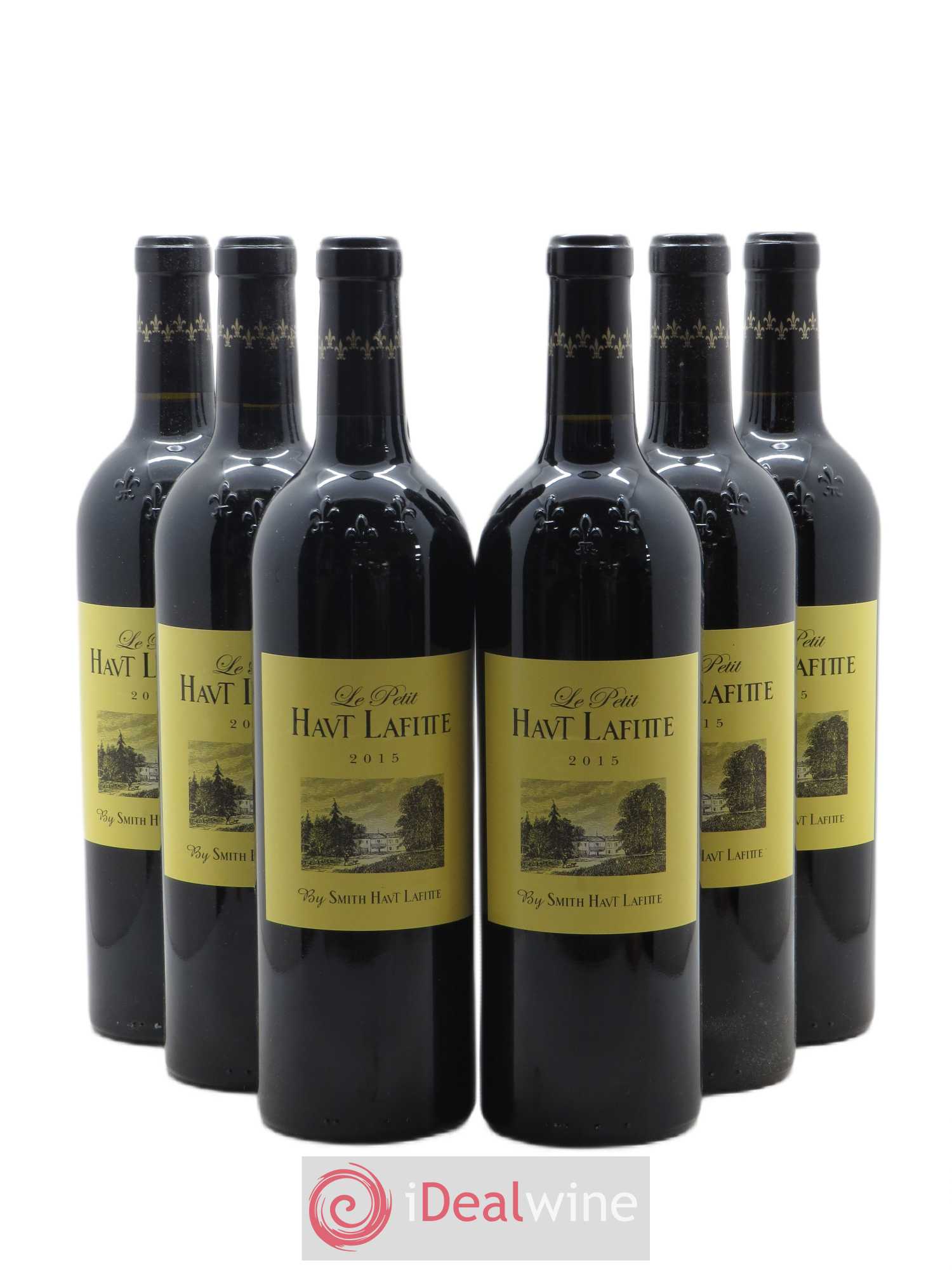 Pessac-Léognan Le Petit Haut Lafitte 2015 - Posten von 6 Flaschen - 0