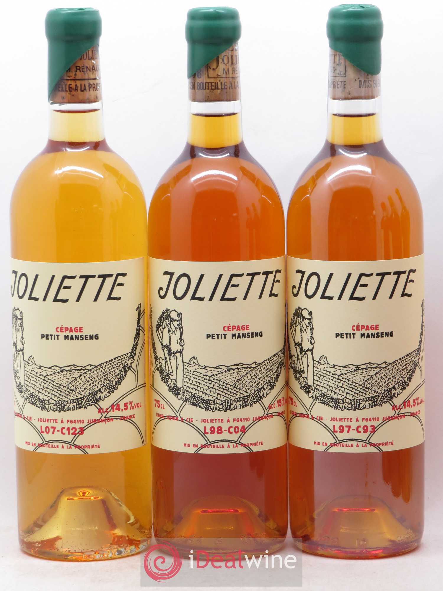 Jurançon Clos Joliette Caisse panachée 97/98/01/02/07/08 - Lot de 6 bouteilles - 1