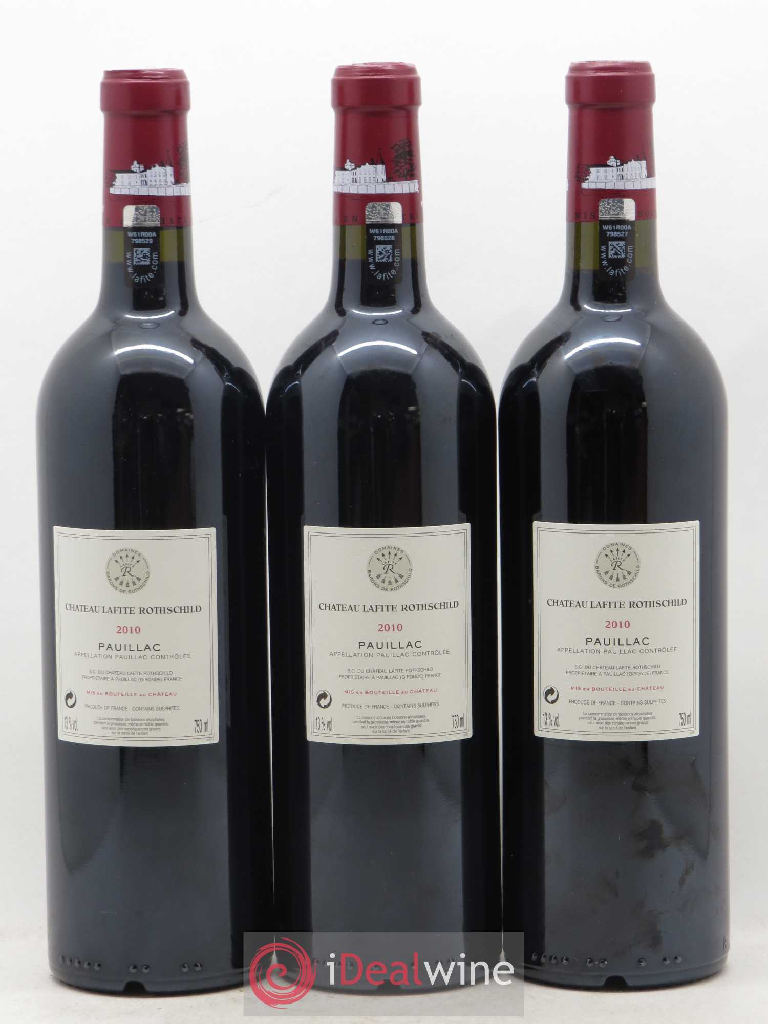 Château Lafite Rothschild 1er Grand Cru Classé 2010 - Lot de 6 bouteilles - 2