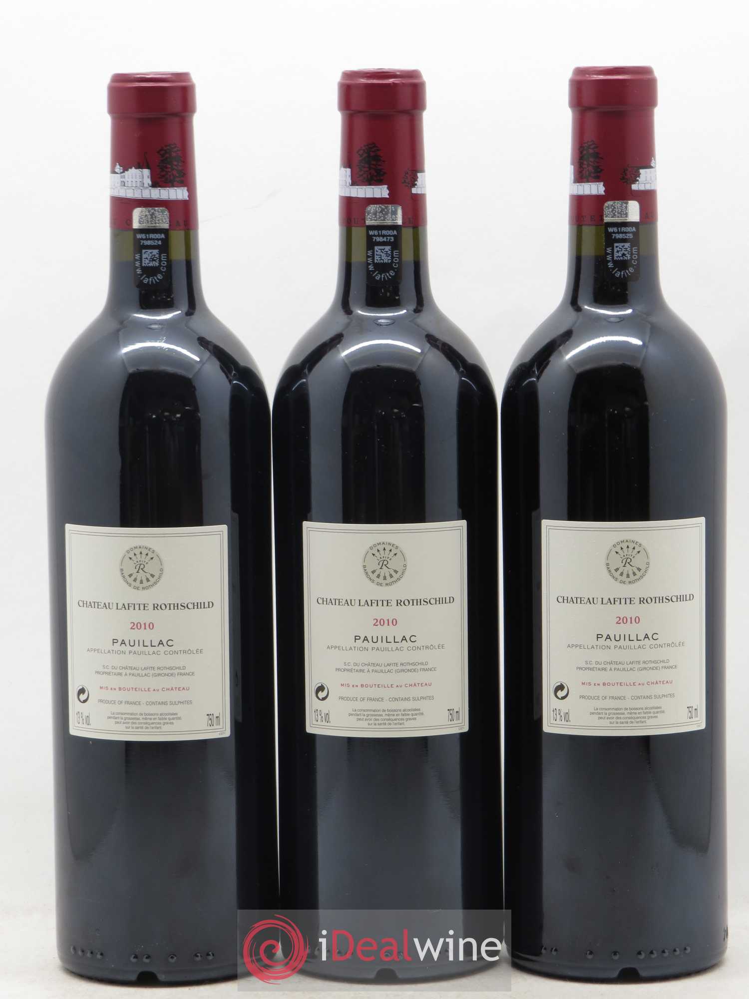 Château Lafite Rothschild 1er Grand Cru Classé 2010 - Lot de 6 bouteilles - 4