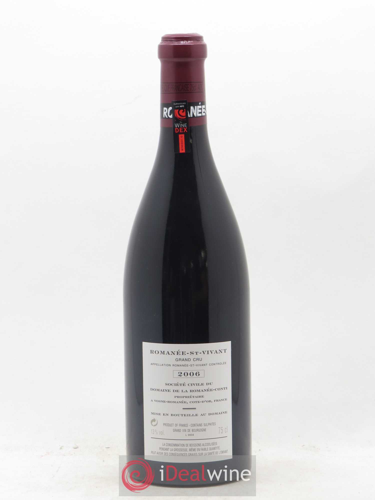 Romanée-Saint-Vivant Grand Cru Domaine de la Romanée-Conti 2006 - Lot de 1 bouteille - 1