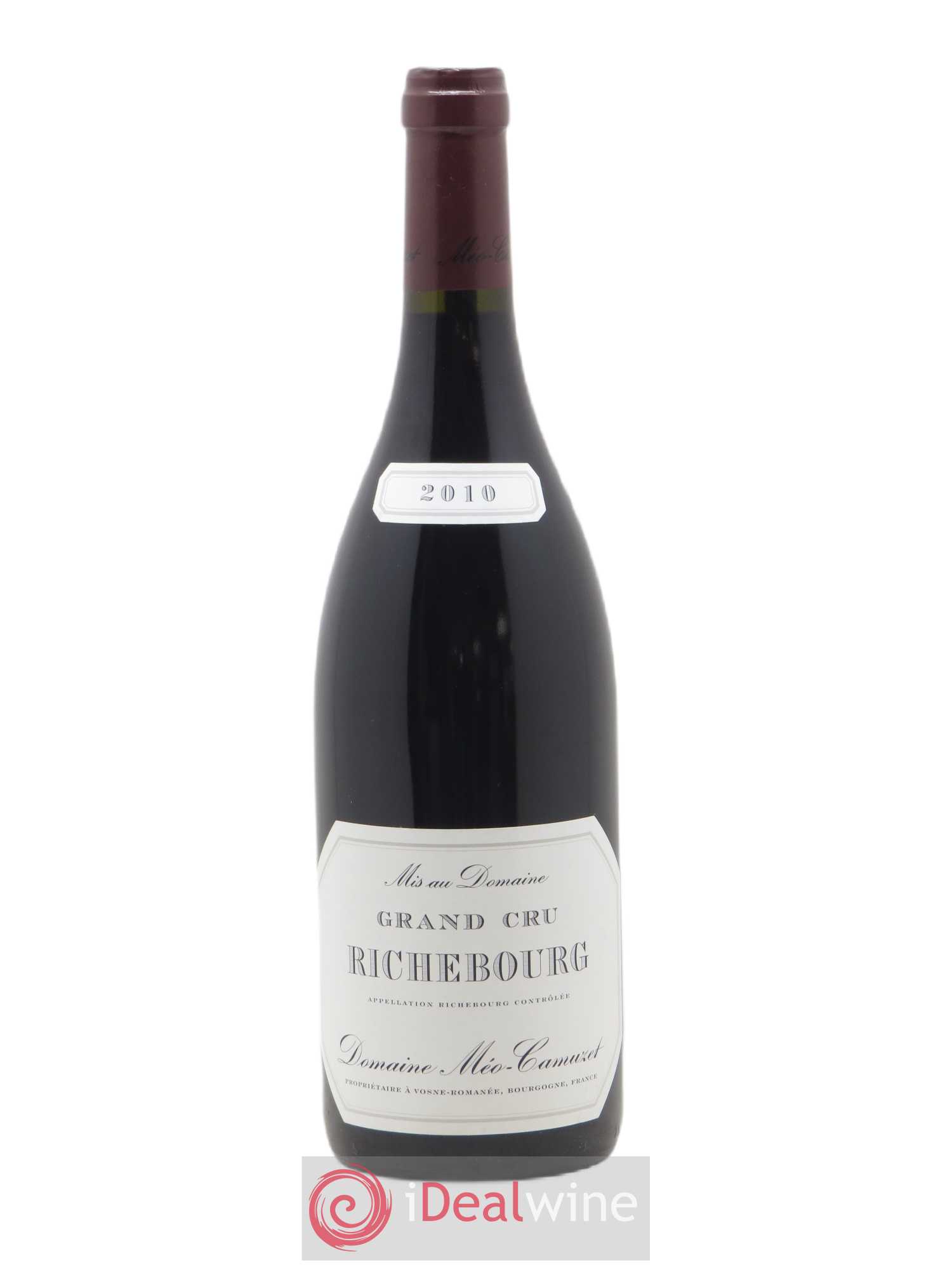 Richebourg Grand Cru Méo-Camuzet (Domaine) 2010 - Lot de 1 bouteille - 0
