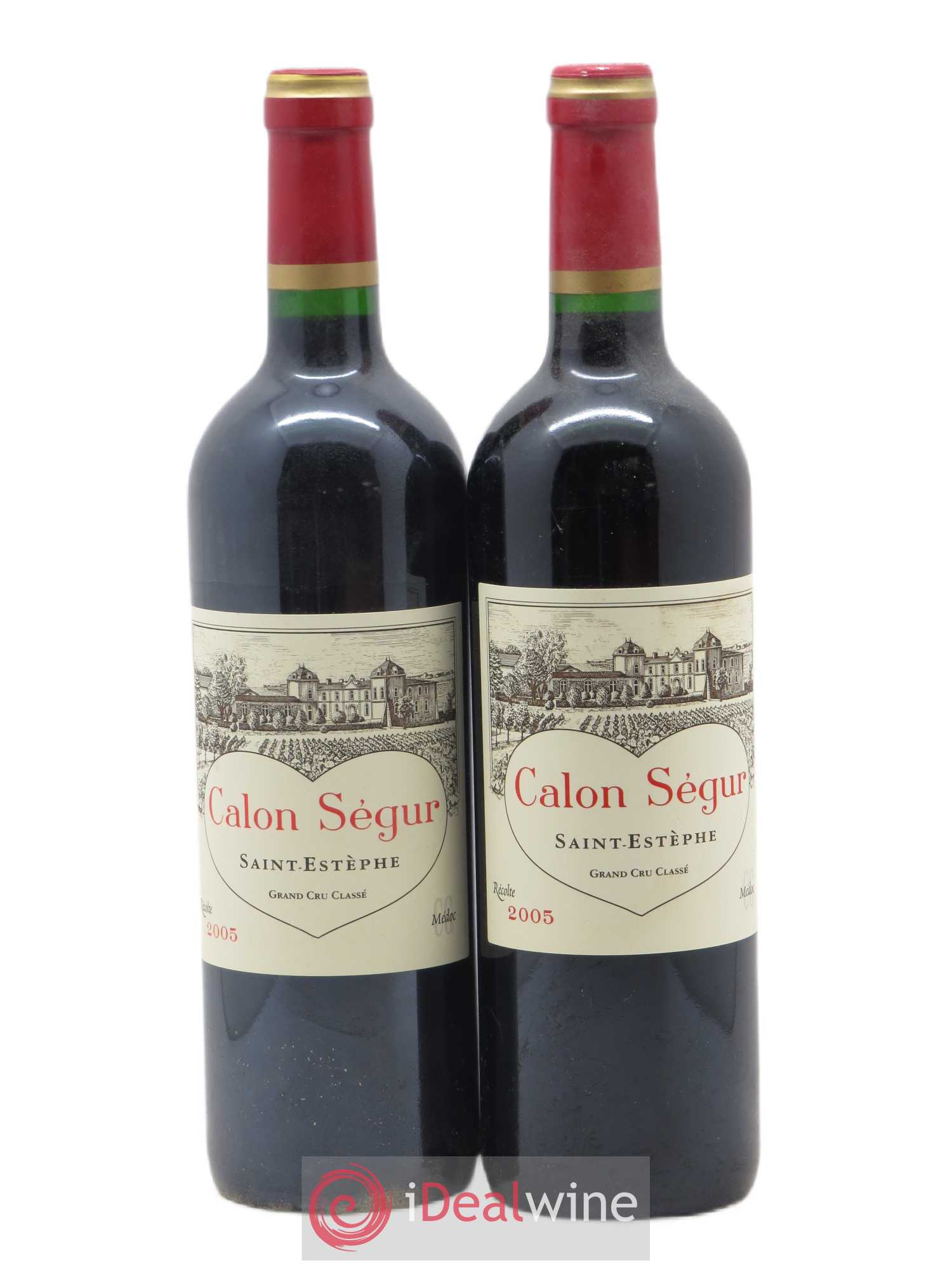 Château Calon Ségur 3ème Grand Cru Classé 2005 - Lot de 2 bouteilles - 0