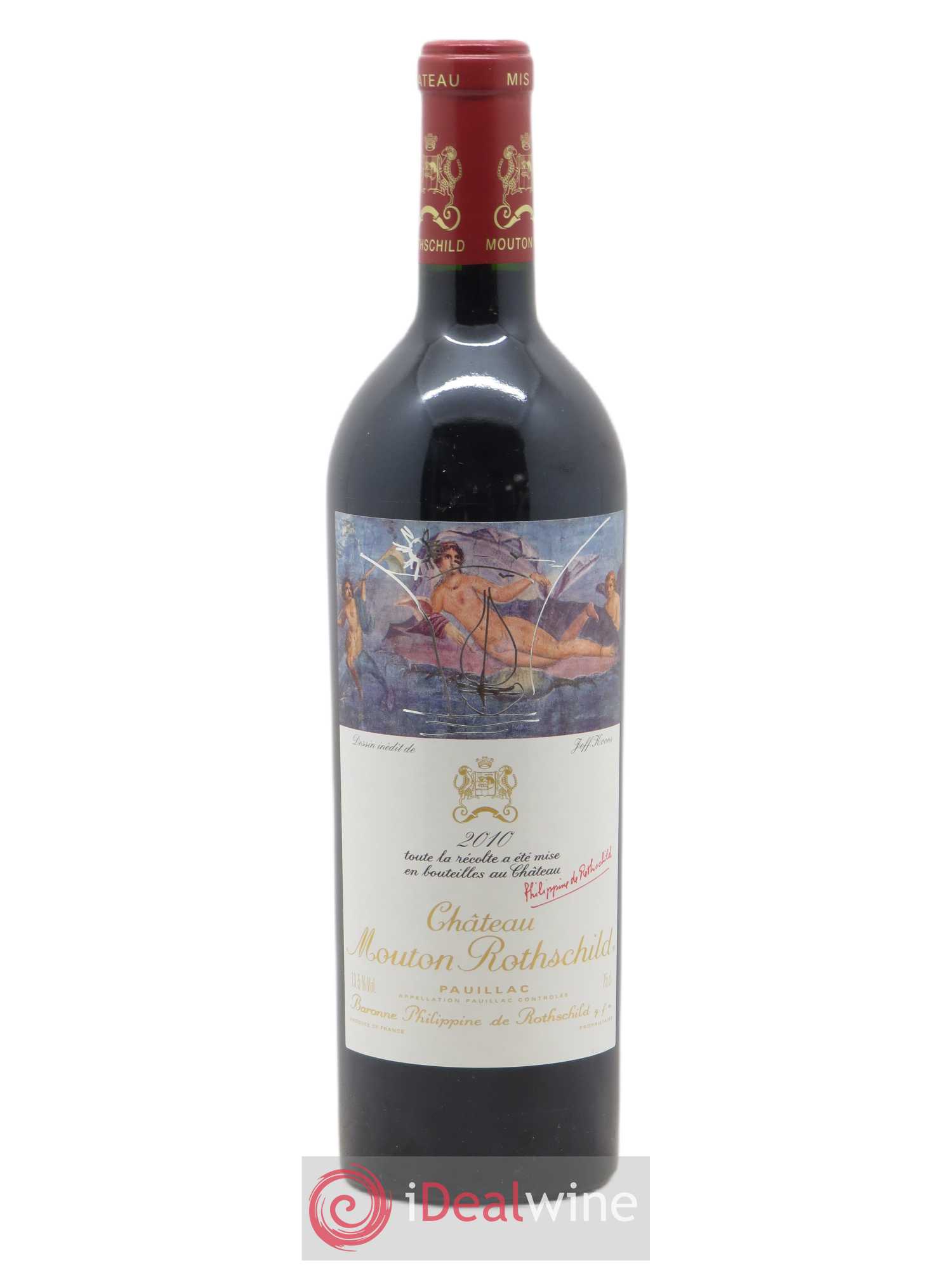 Château Mouton Rothschild 1er Grand Cru Classé 2010 - Lot de 1 bouteille - 0