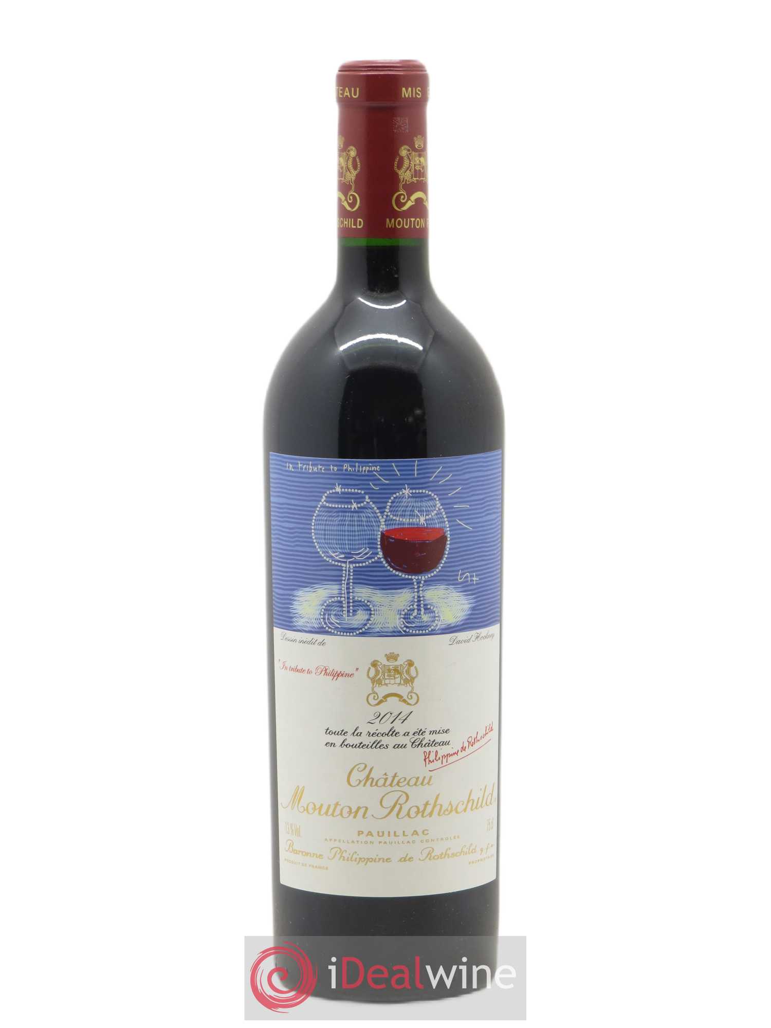Château Mouton Rothschild 1er Grand Cru Classé 2014 - Lot de 1 bouteille - 0