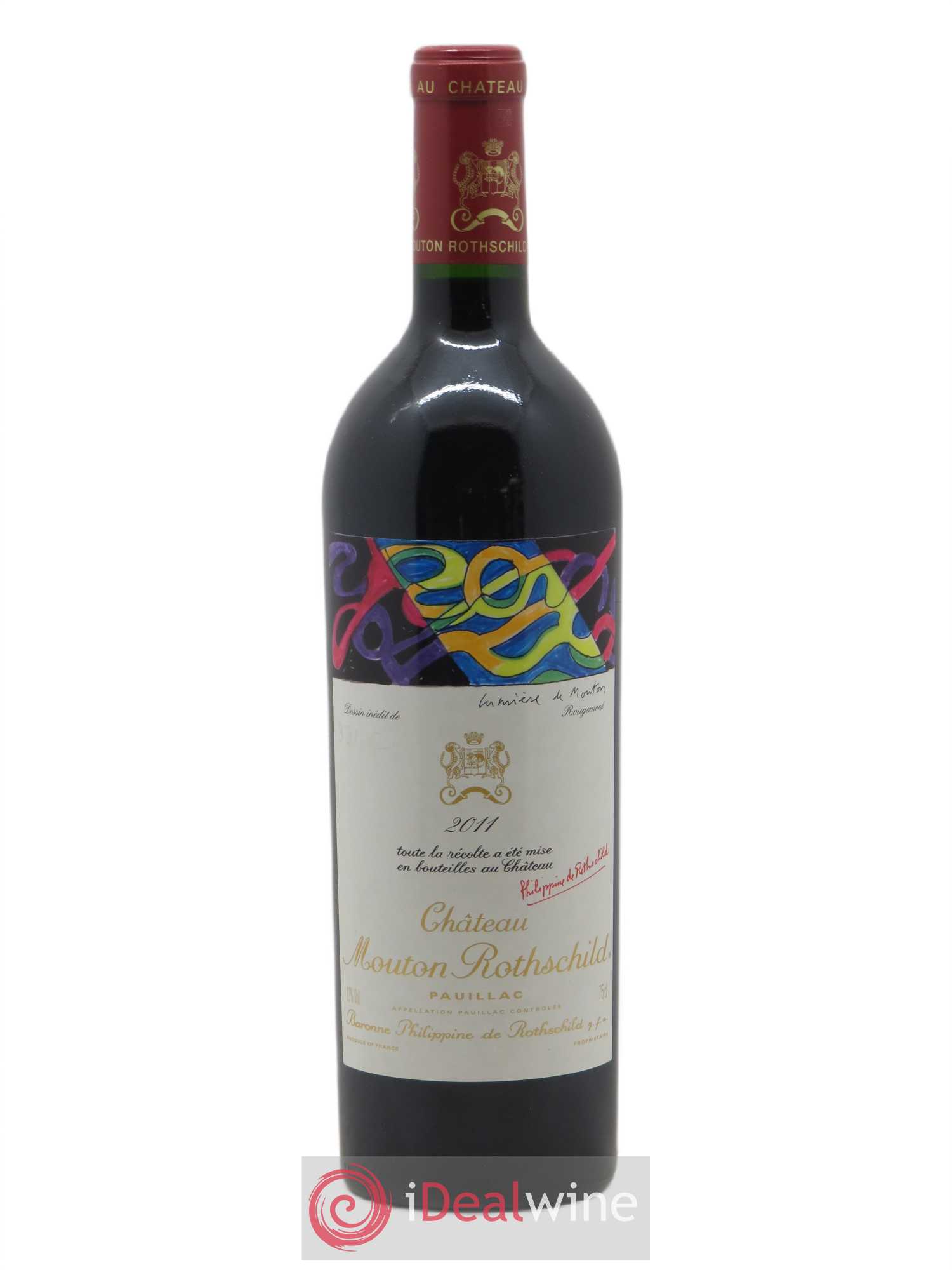 Château Mouton Rothschild 1er Grand Cru Classé (sans prix de réserve) 2011 - Lot de 1 bouteille - 0