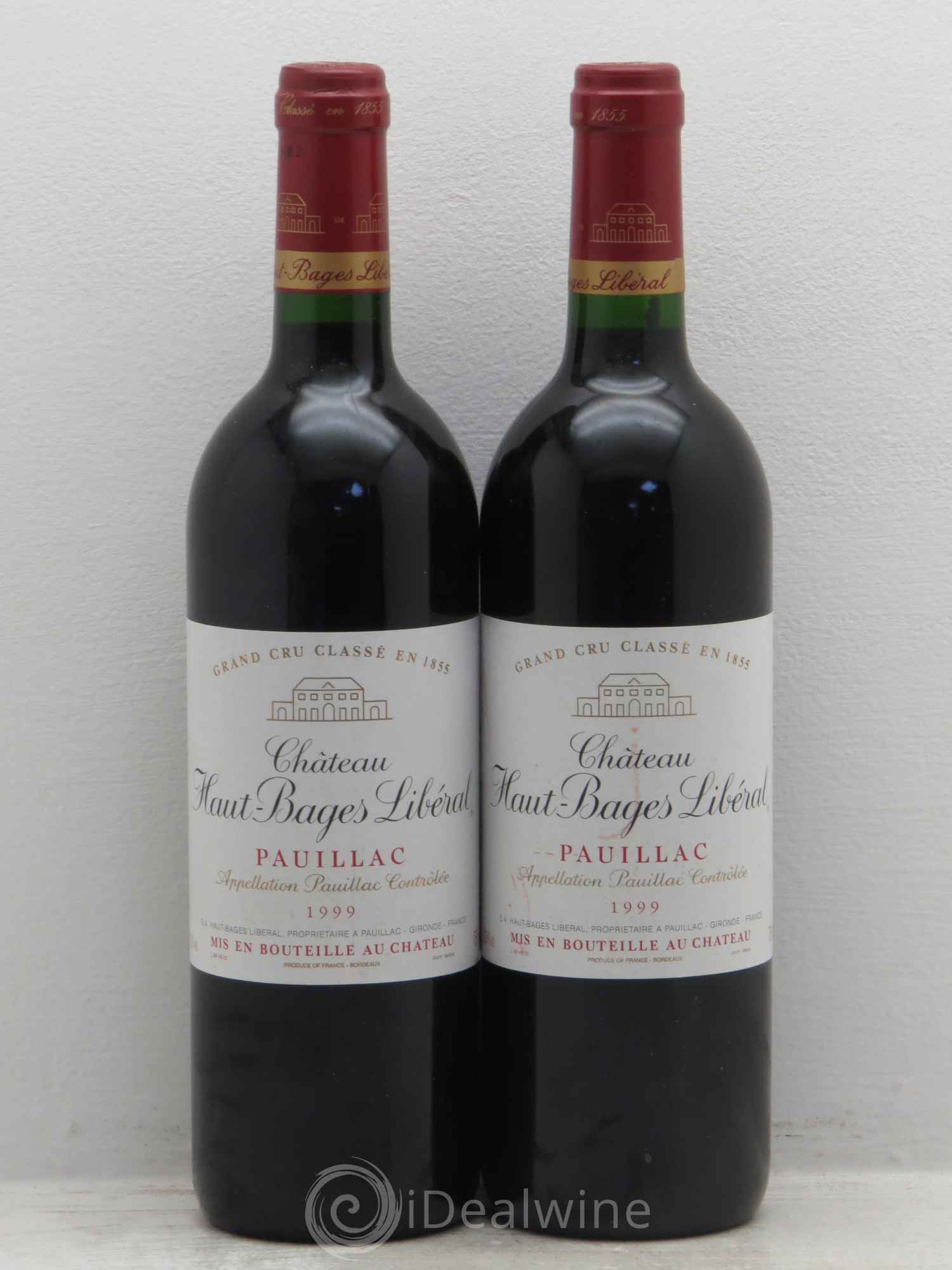 Château Haut Bages Libéral 5ème Grand Cru Classé 1999 - Lot de 2 bouteilles - 0