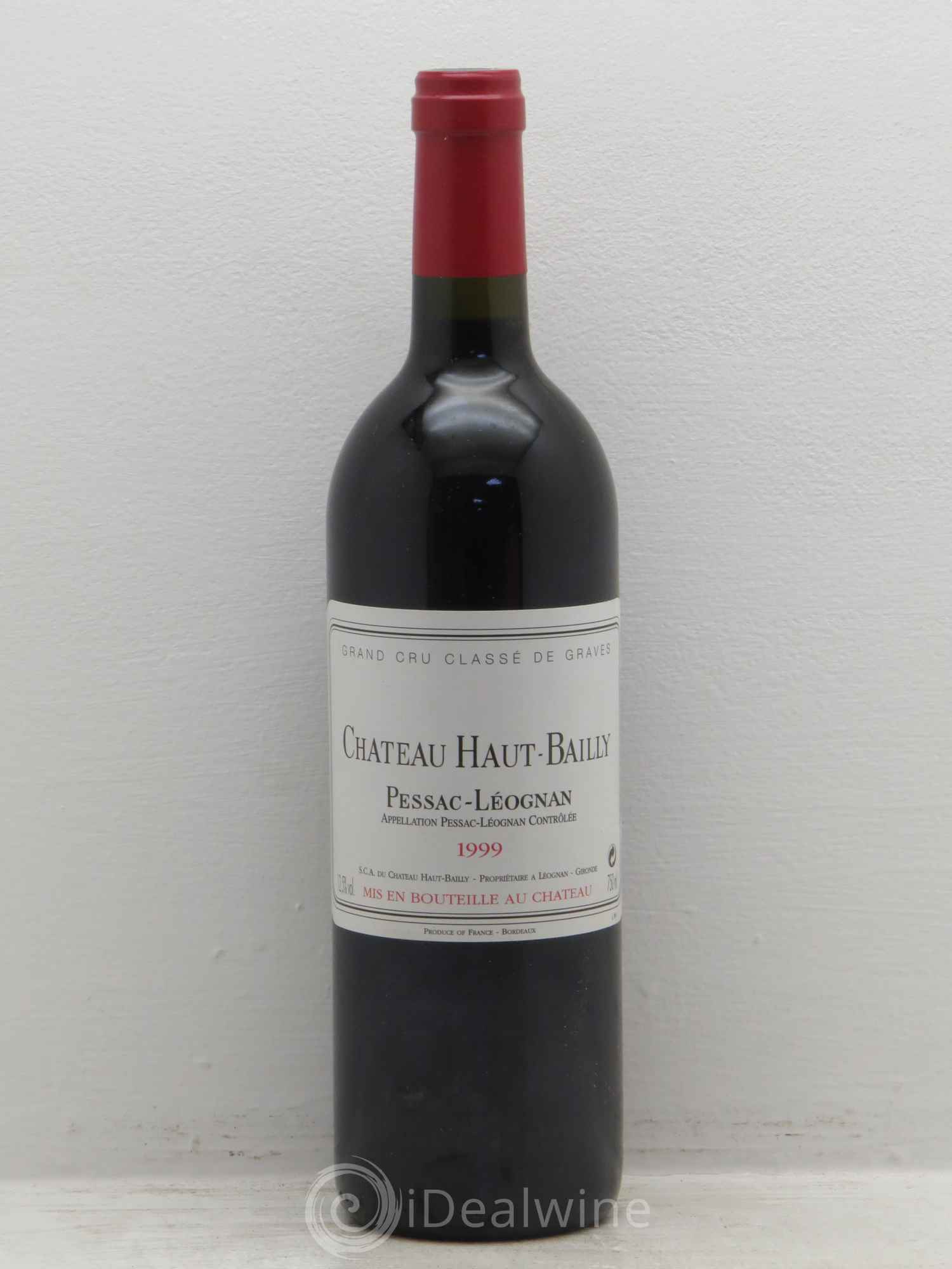 Château Haut-Bailly Cru Classé de Graves 1999 - Lot de 1 bouteille - 0
