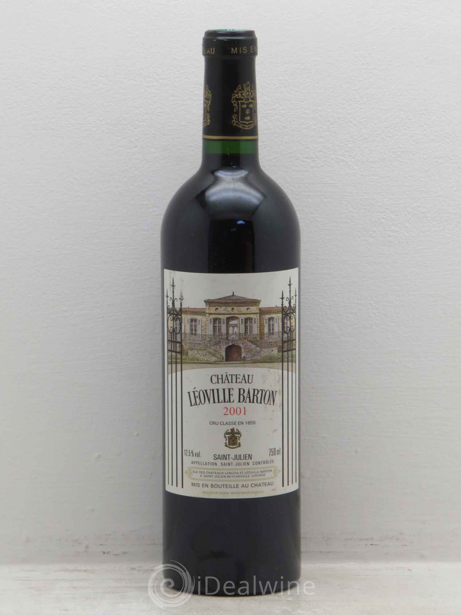Château Léoville Barton 2ème Grand Cru Classé 27/12/17 2001 - Lot de 1 bouteille - 0