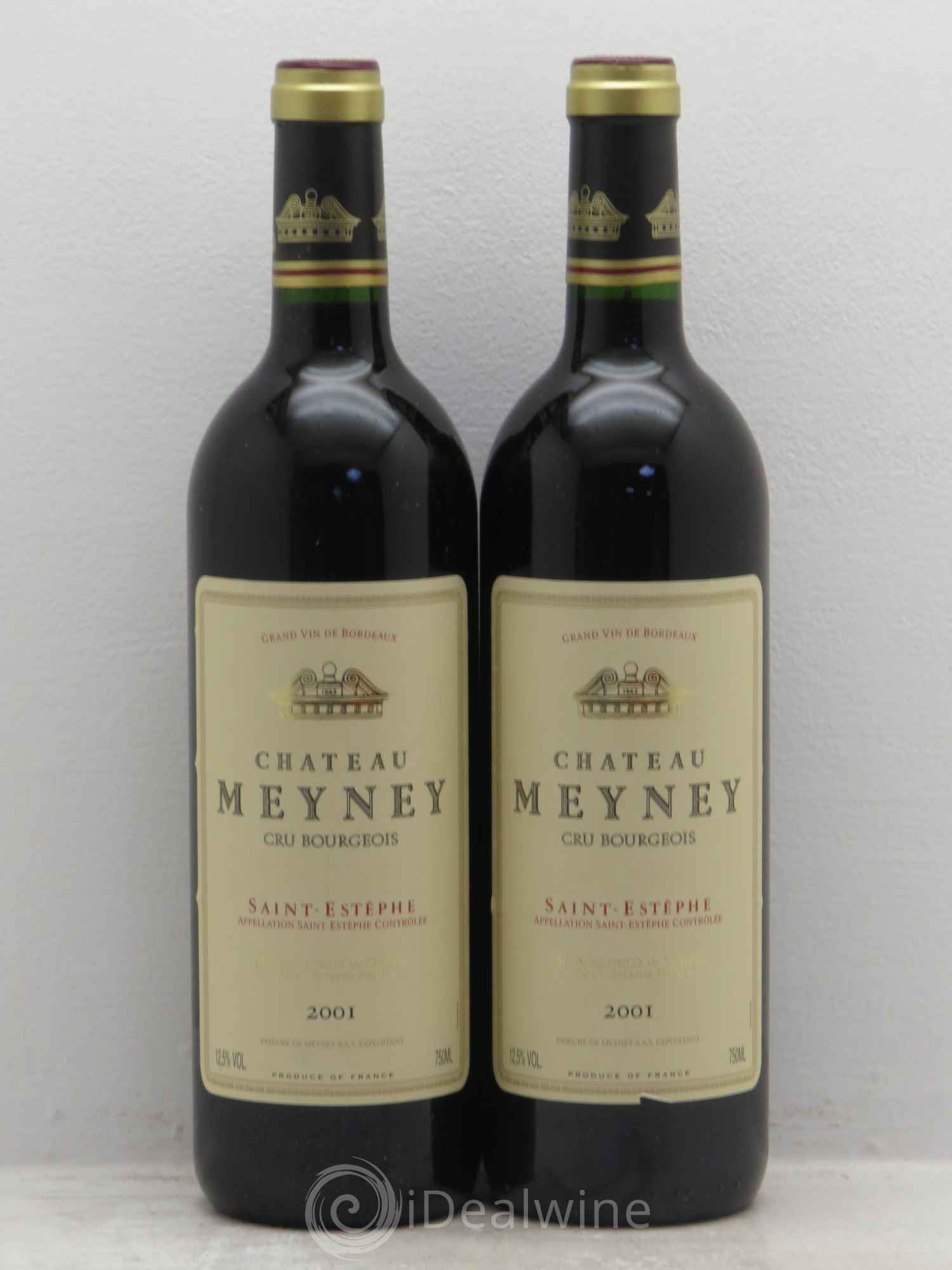 Château Meyney 2001 - Lot de 2 bouteilles - 0