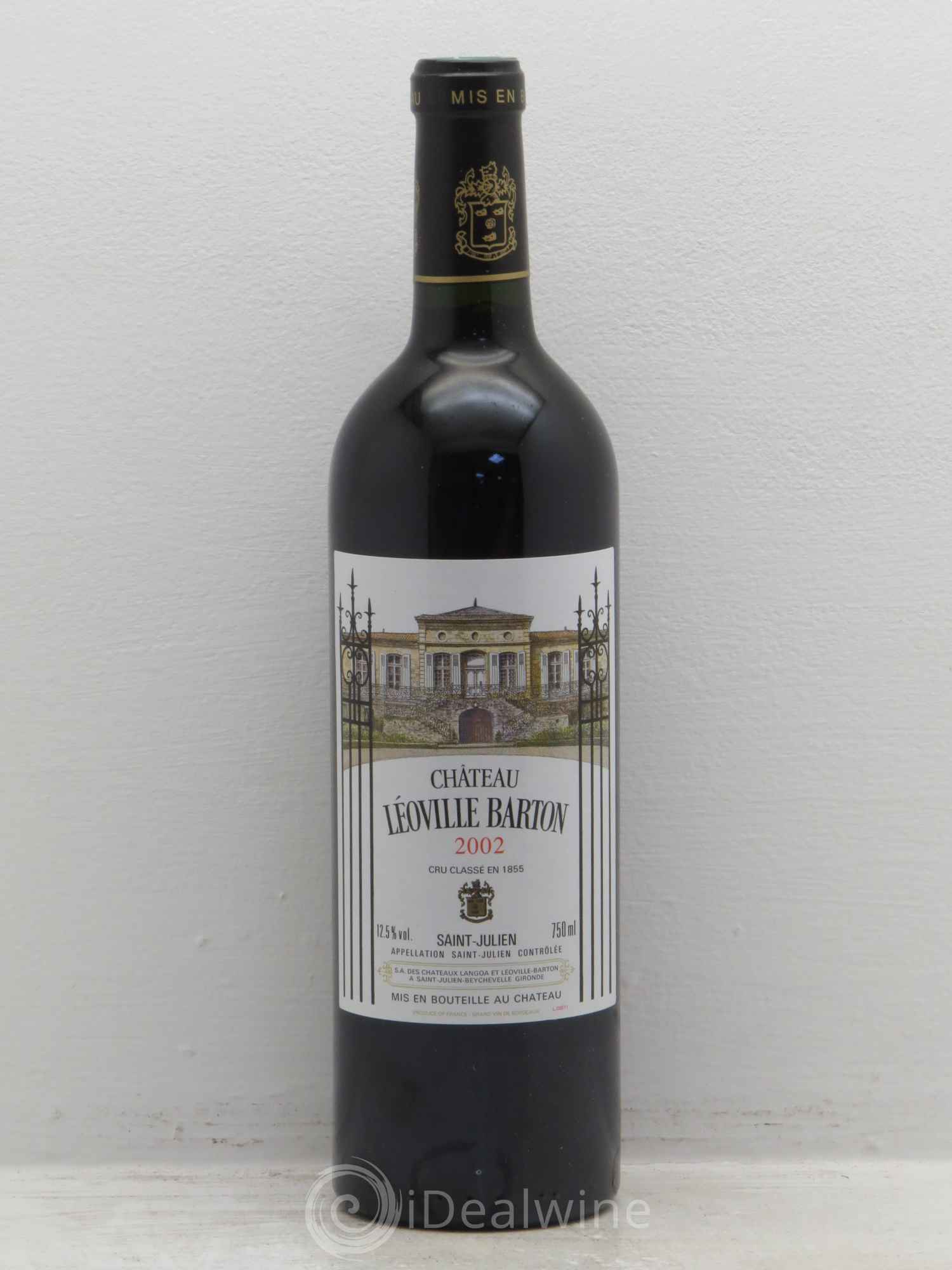 Château Léoville Barton 2ème Grand Cru Classé 2002 - Lot de 1 bouteille - 0