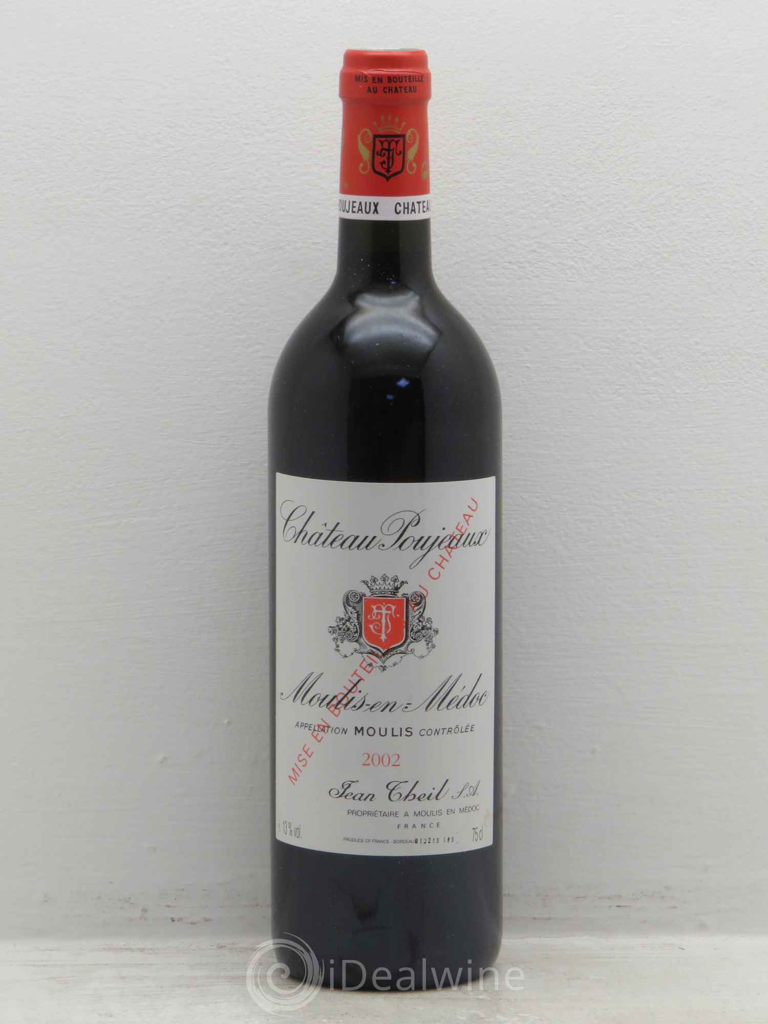Château Poujeaux 2002 - Lot de 1 bouteille - 0