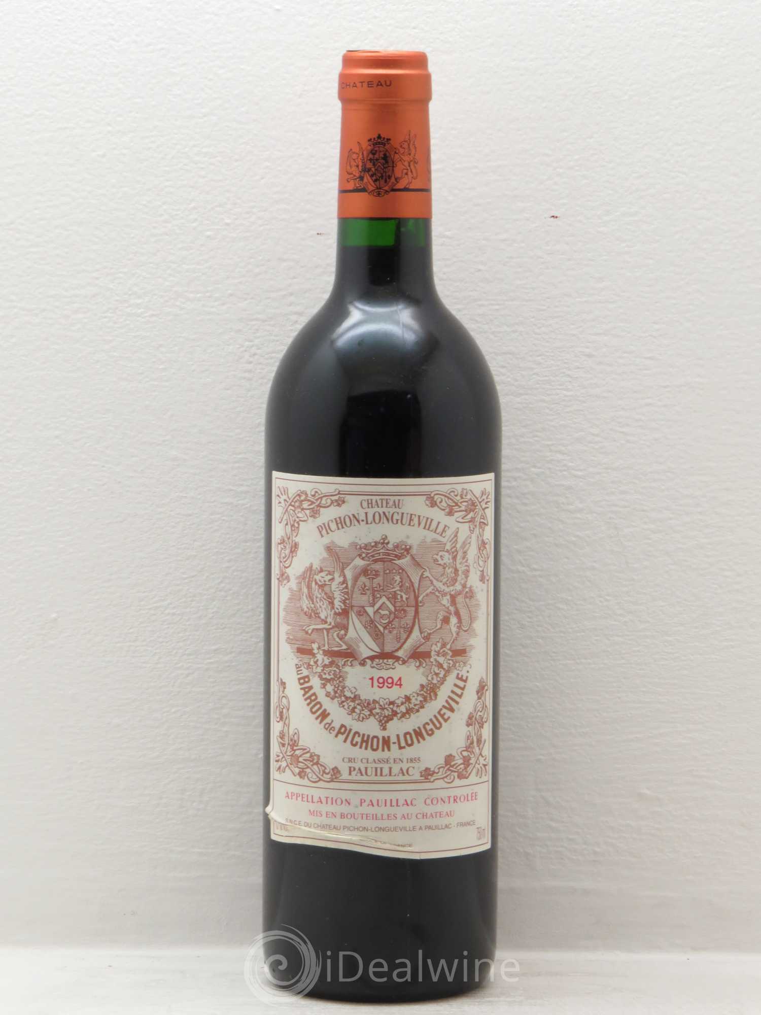Pichon Longueville Baron 2ème Grand Cru Classé 1994 - Lot de 1 bouteille - 0