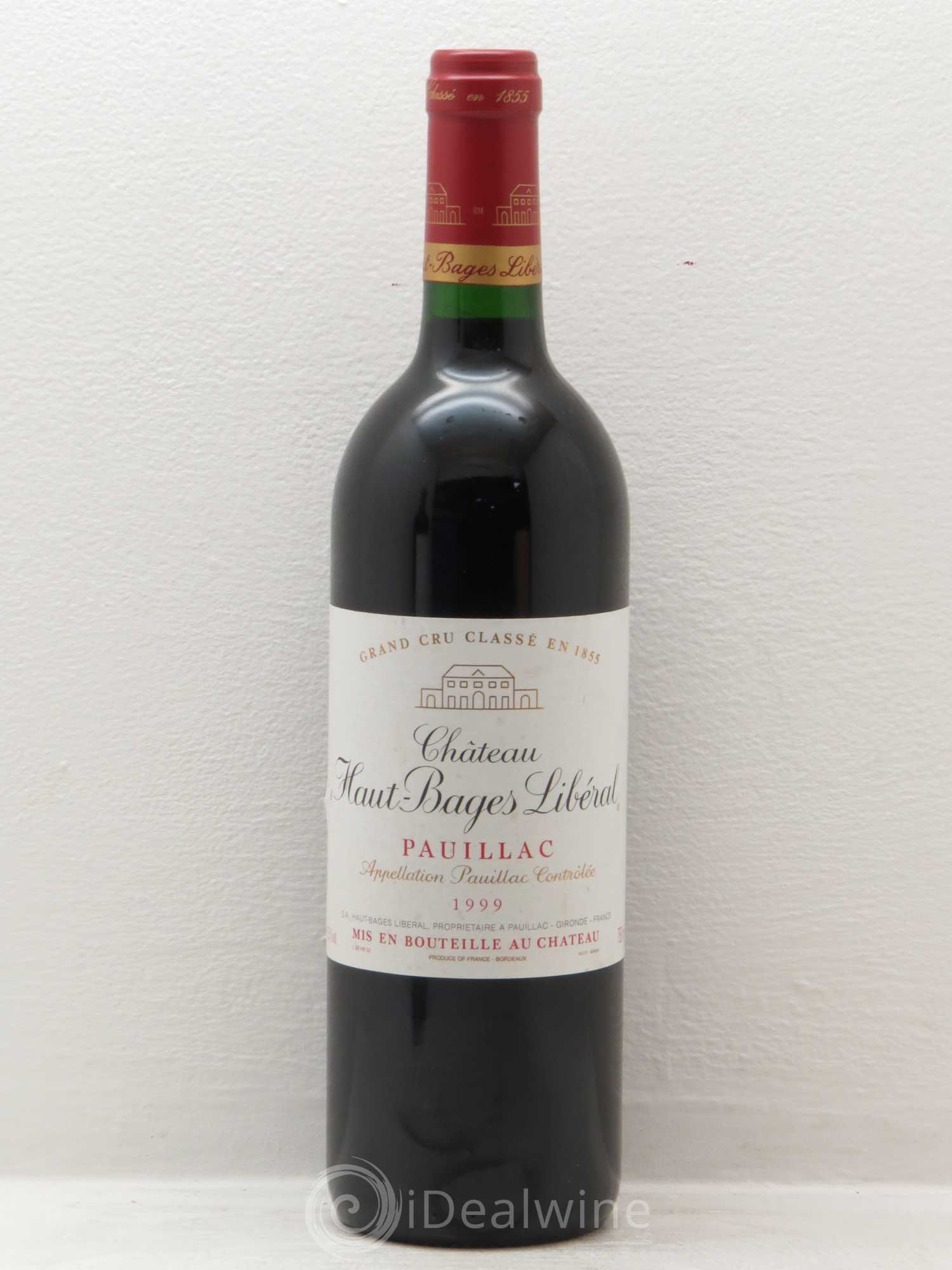 Château Haut Bages Libéral 5ème Grand Cru Classé 27/12/17 1999 - Lot de 1 bouteille - 0