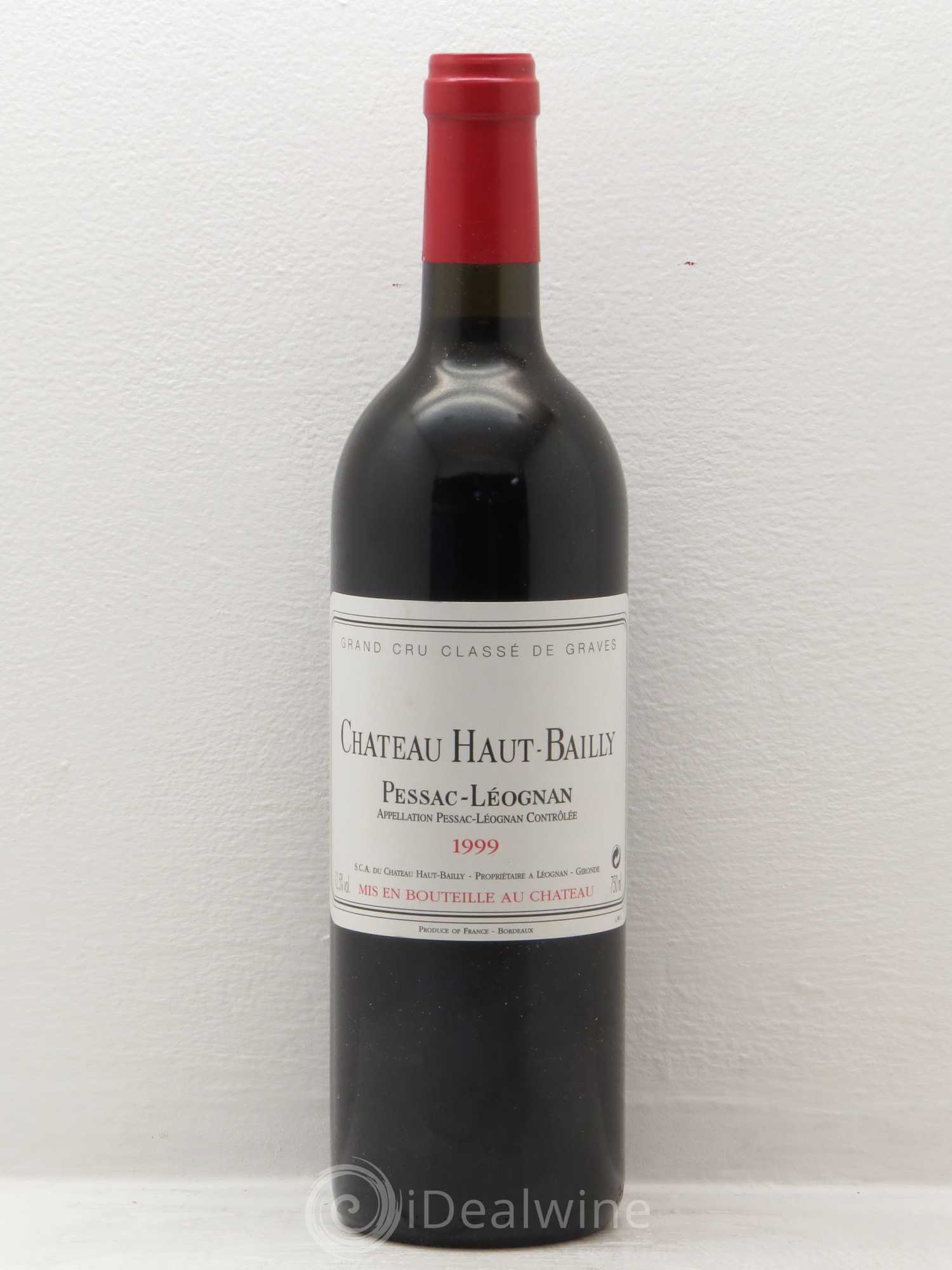 Château Haut-Bailly Cru Classé de Graves 1999 - Lot de 1 bouteille - 0