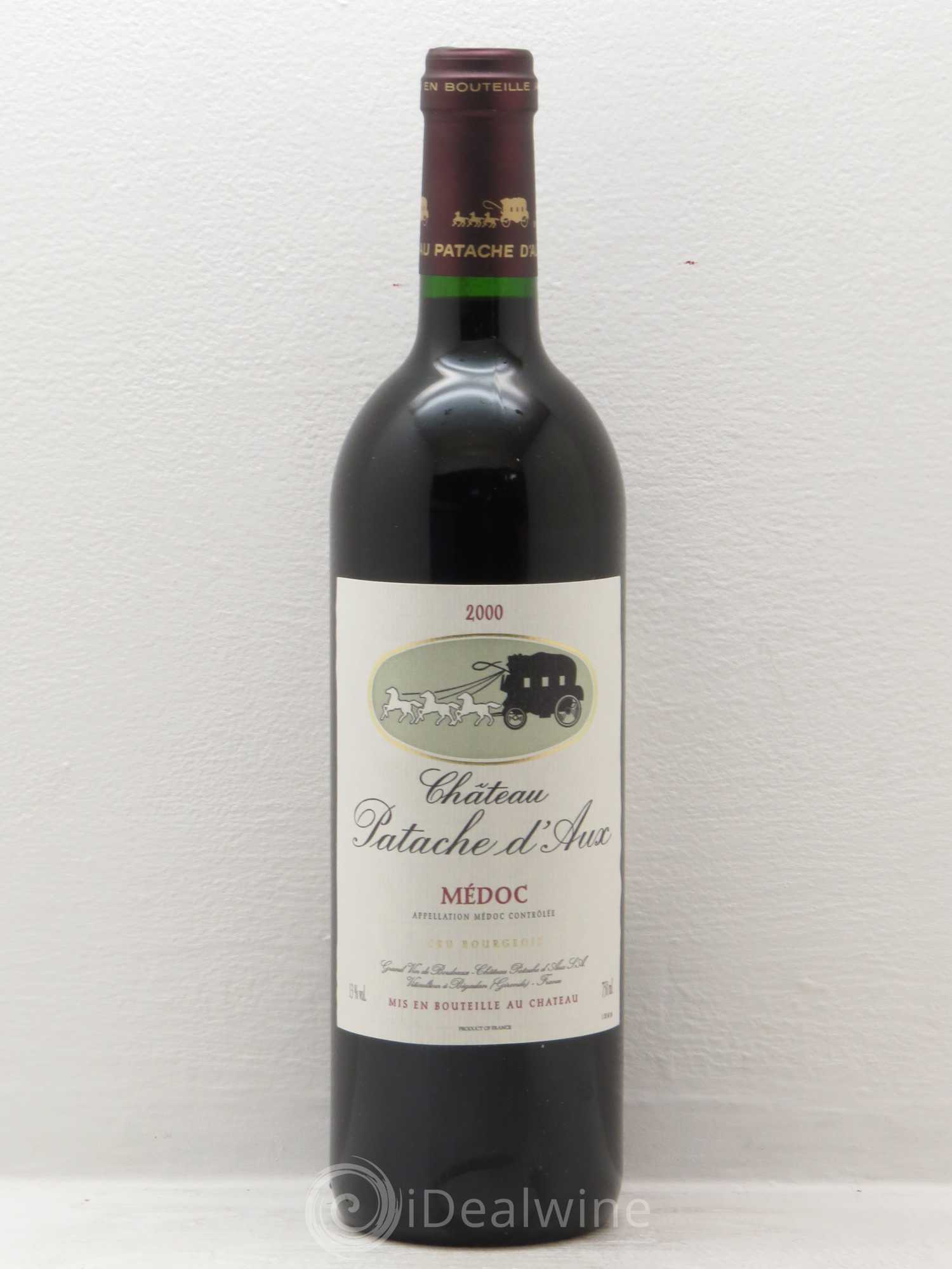 Château Patache d'Aux Cru Bourgeois 2000 - Lot de 1 bouteille - 0