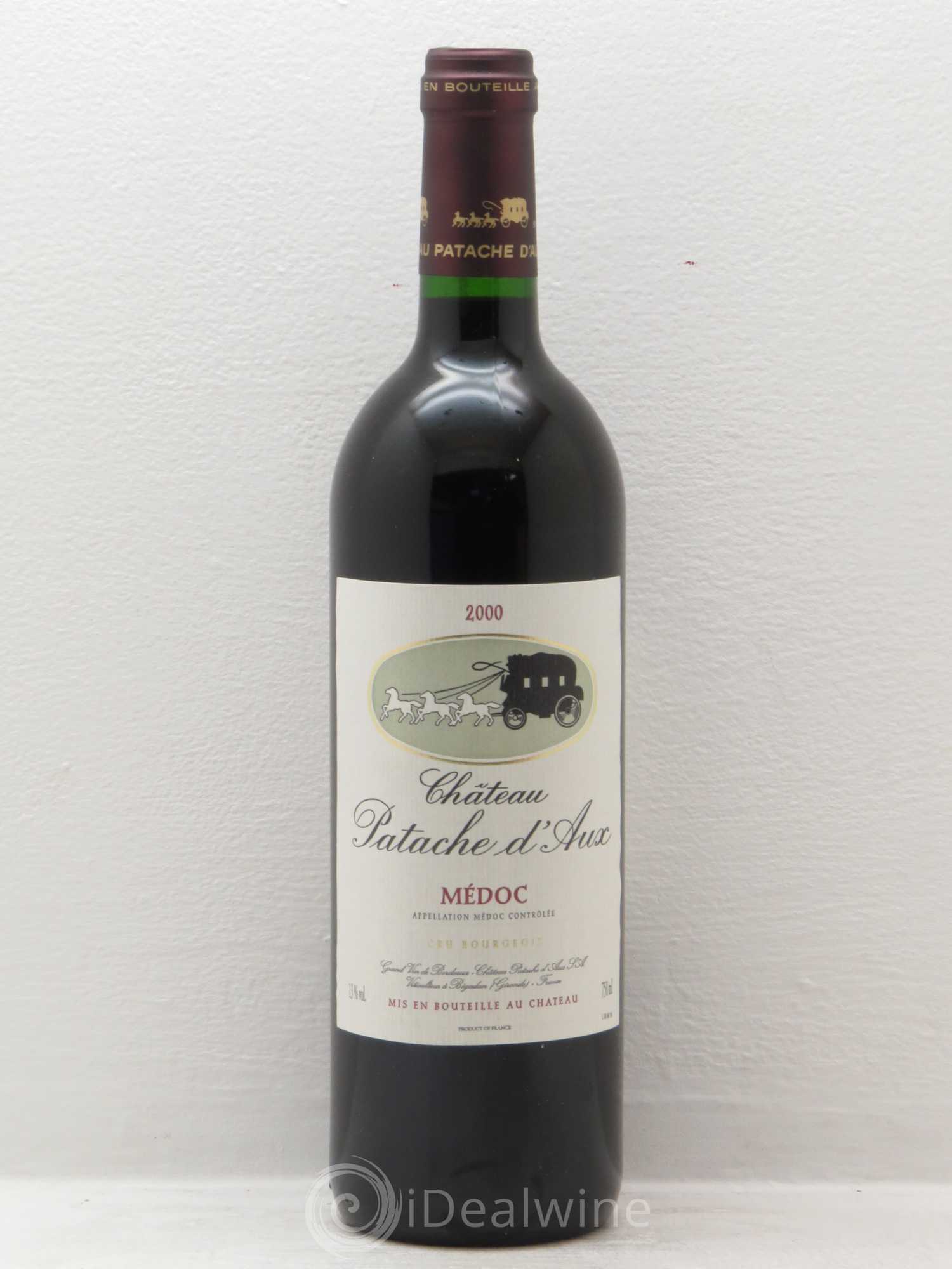 Château Patache d'Aux Cru Bourgeois 2000 - Lot de 1 bouteille - 0