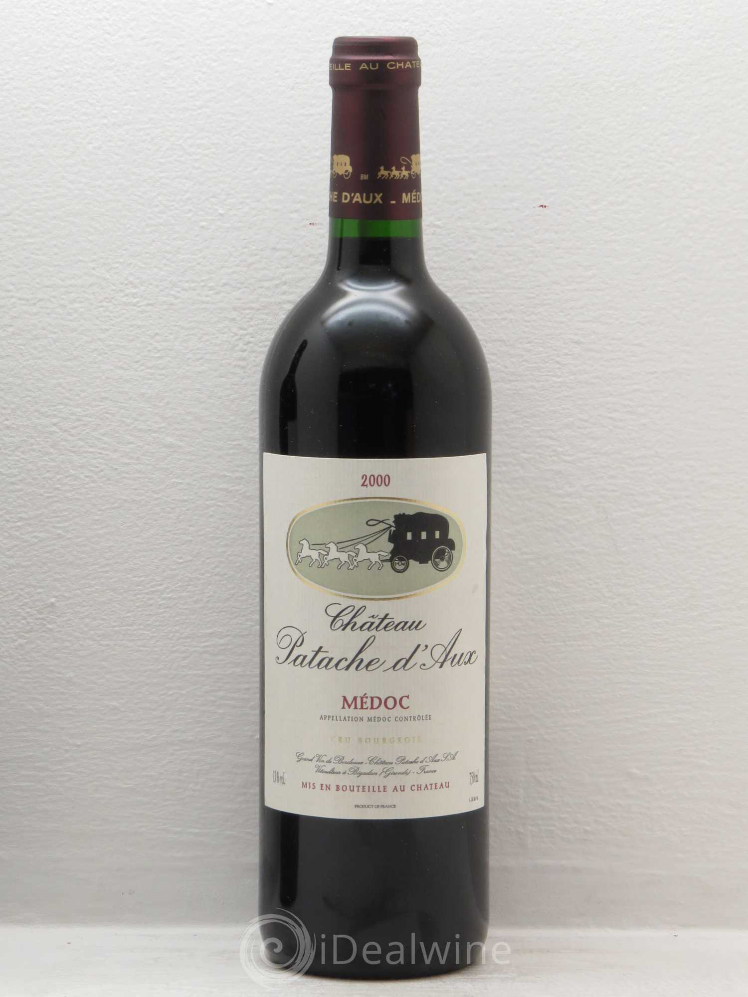 Château Patache d'Aux Cru Bourgeois 2000 - Lot de 1 bouteille - 0