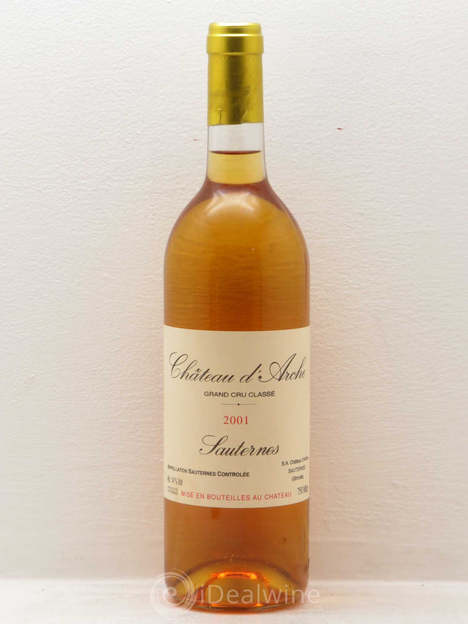 Château d' Arche 2ème Grand Cru Classé 2001 - Lotto di 1 bottiglia - 0