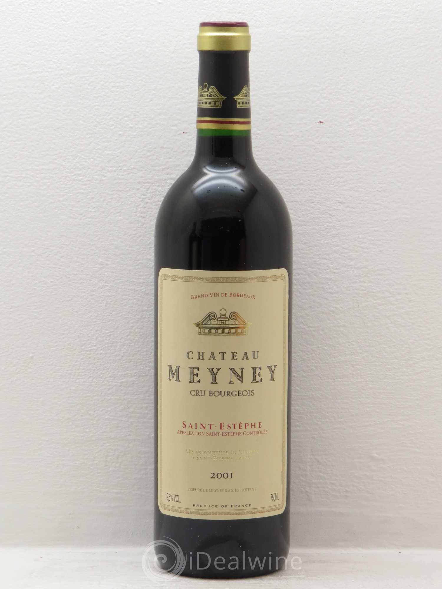 Château Meyney 2001 - Lot de 1 bouteille - 0