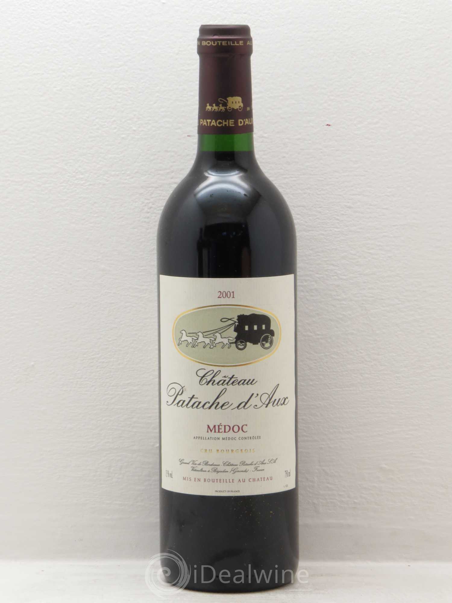 Château Patache d'Aux Cru Bourgeois (sans prix de réserve) 2001 - Lot de 1 bouteille - 0