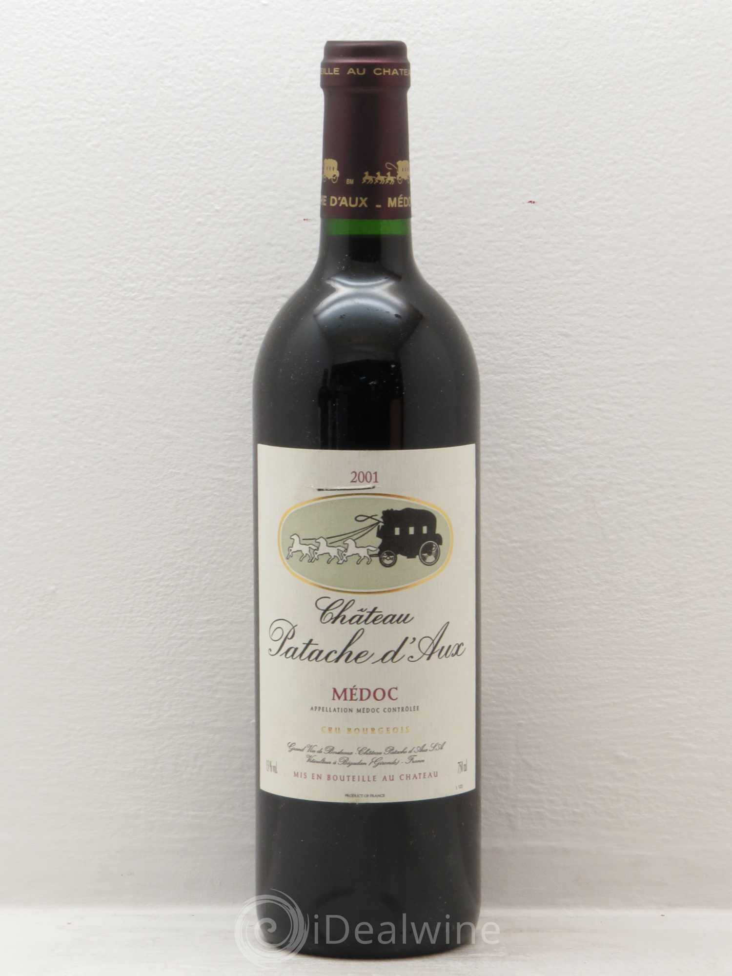 Château Patache d'Aux Cru Bourgeois (sans prix de réserve) 2001 - Lot de 1 bouteille - 0