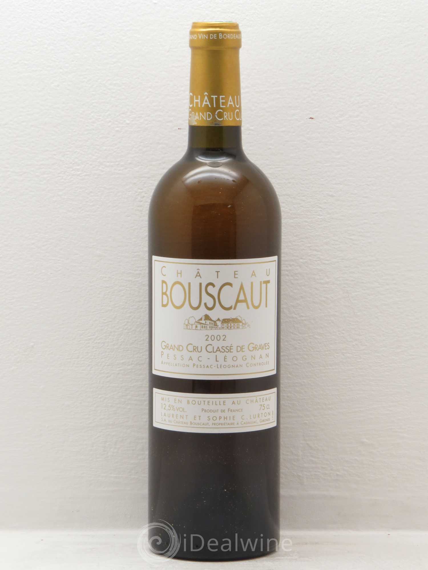 Château Bouscaut Cru Classé de Graves 2002 - Lot de 1 bouteille - 0