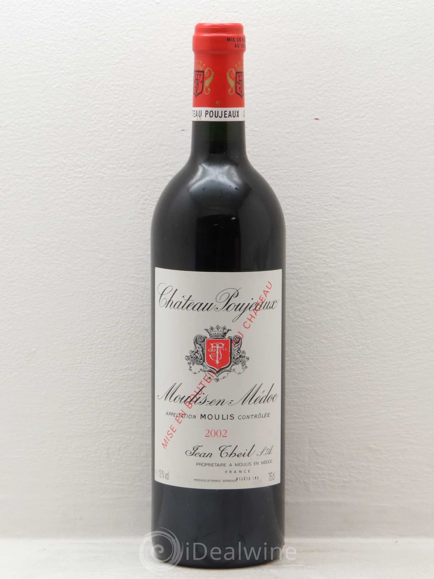Château Poujeaux 2002 - Lot de 1 bouteille - 0