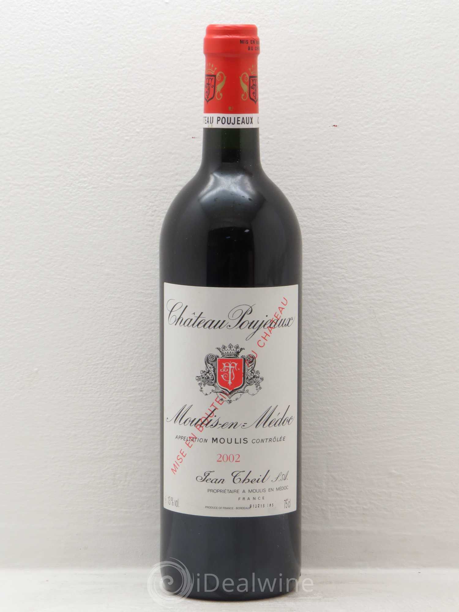 Château Poujeaux (sans prix de réserve) 2002 - Lot de 1 bouteille - 0
