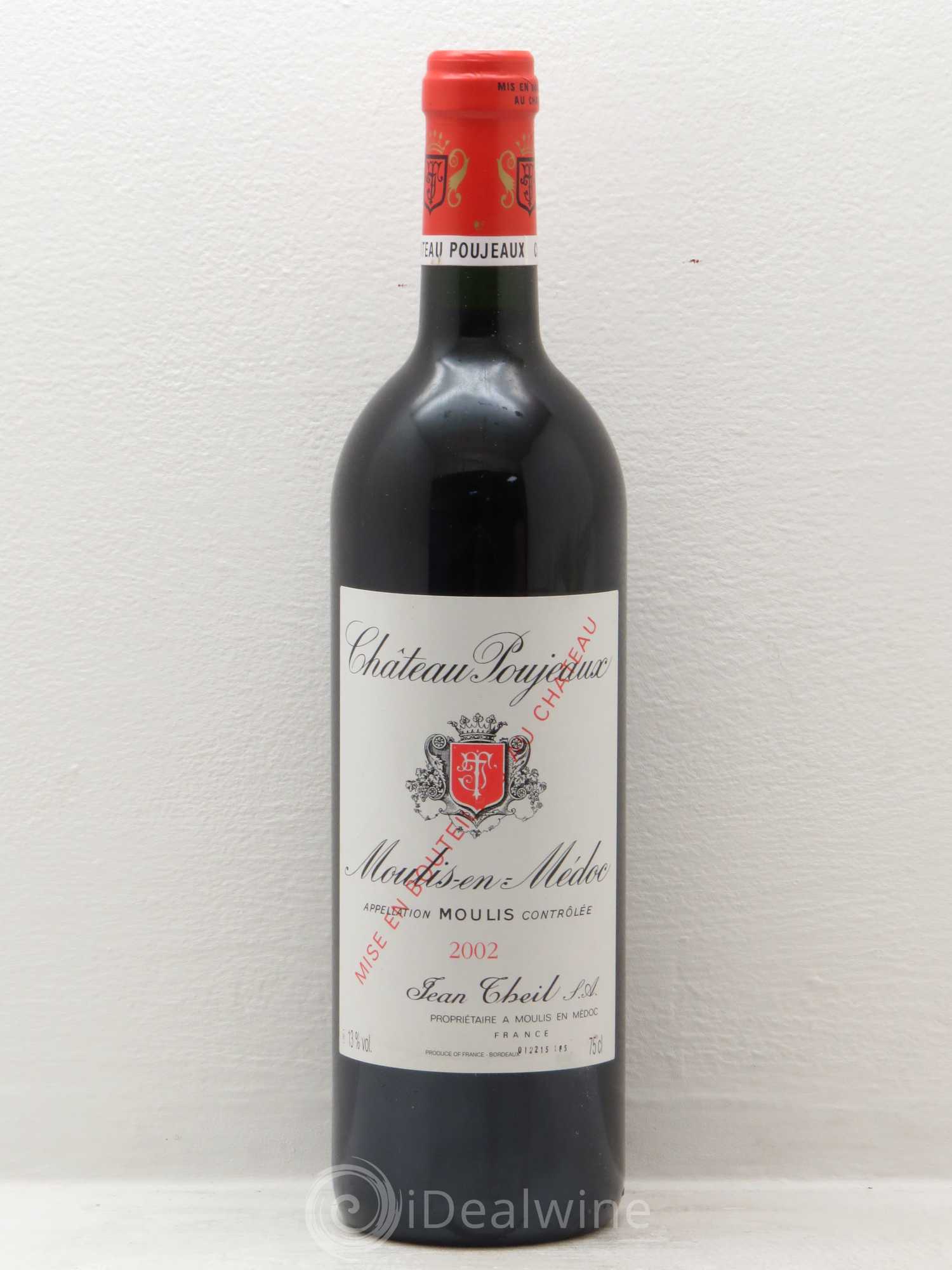 Château Poujeaux 2002 - Lot de 1 bouteille - 0