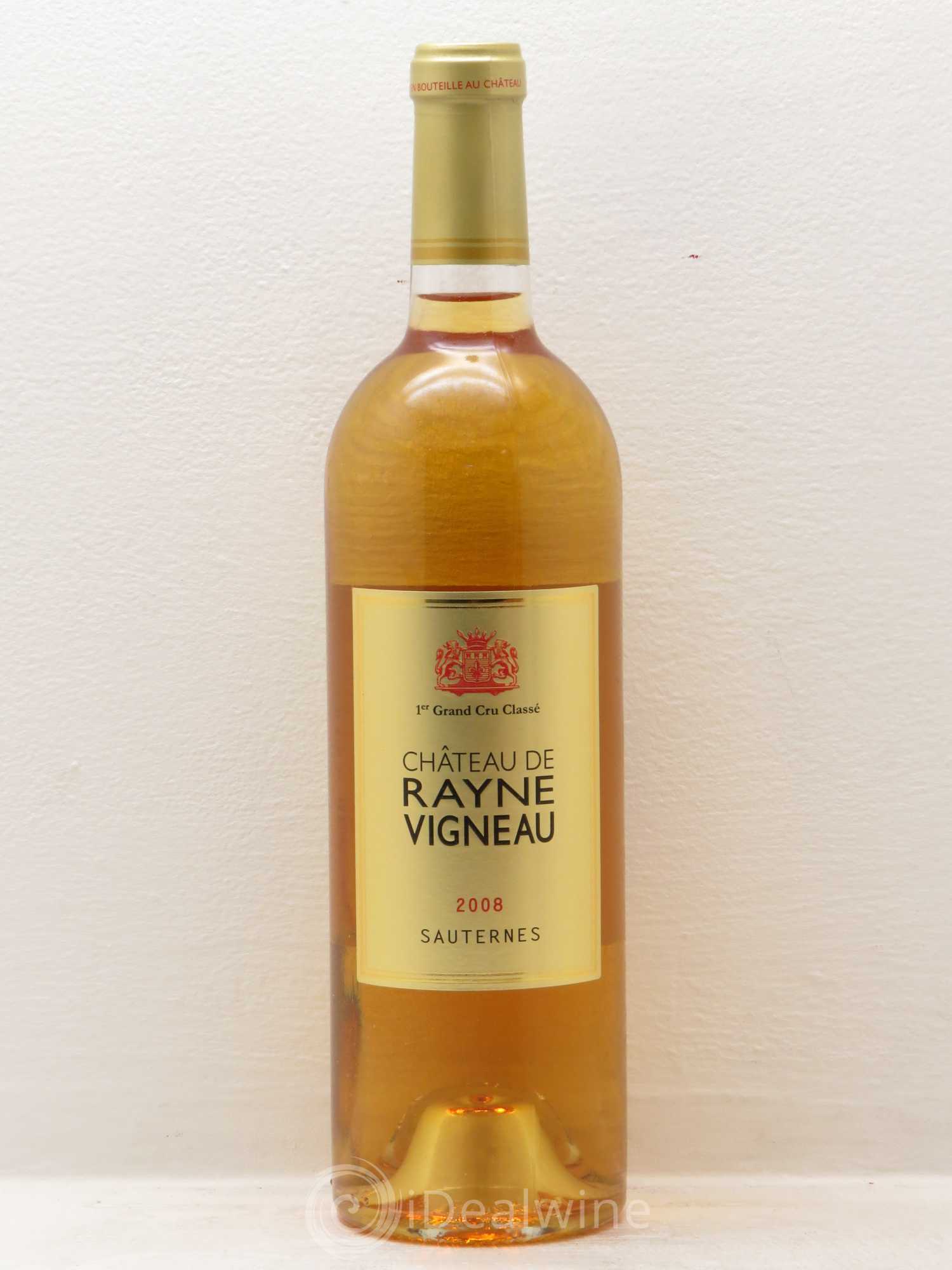 Château de Rayne Vigneau 1er Grand Cru Classé 2008 - Lotto di 1 bottiglia - 0