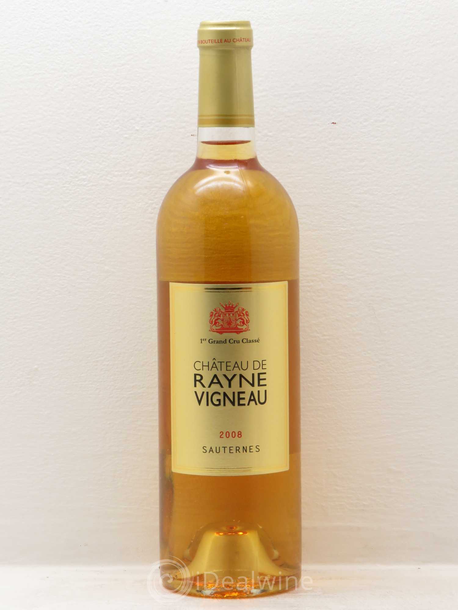 Château de Rayne Vigneau 1er Grand Cru Classé 2008 - Lotto di 1 bottiglia - 0