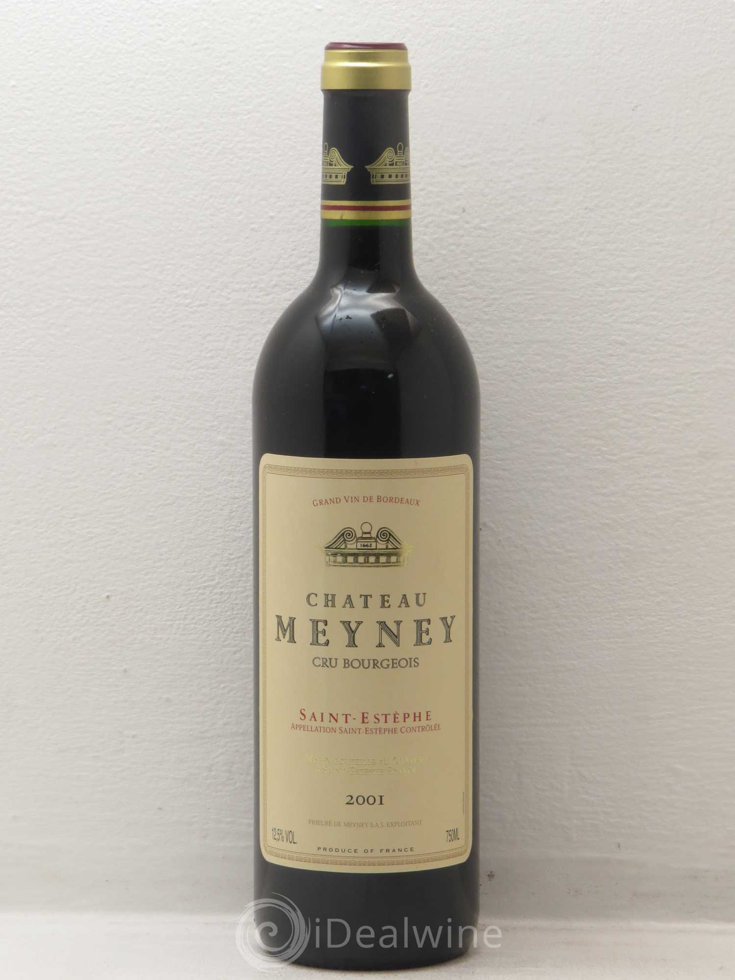 Château Meyney (sans prix de réserve) 2001 - Lot de 1 bouteille - 0