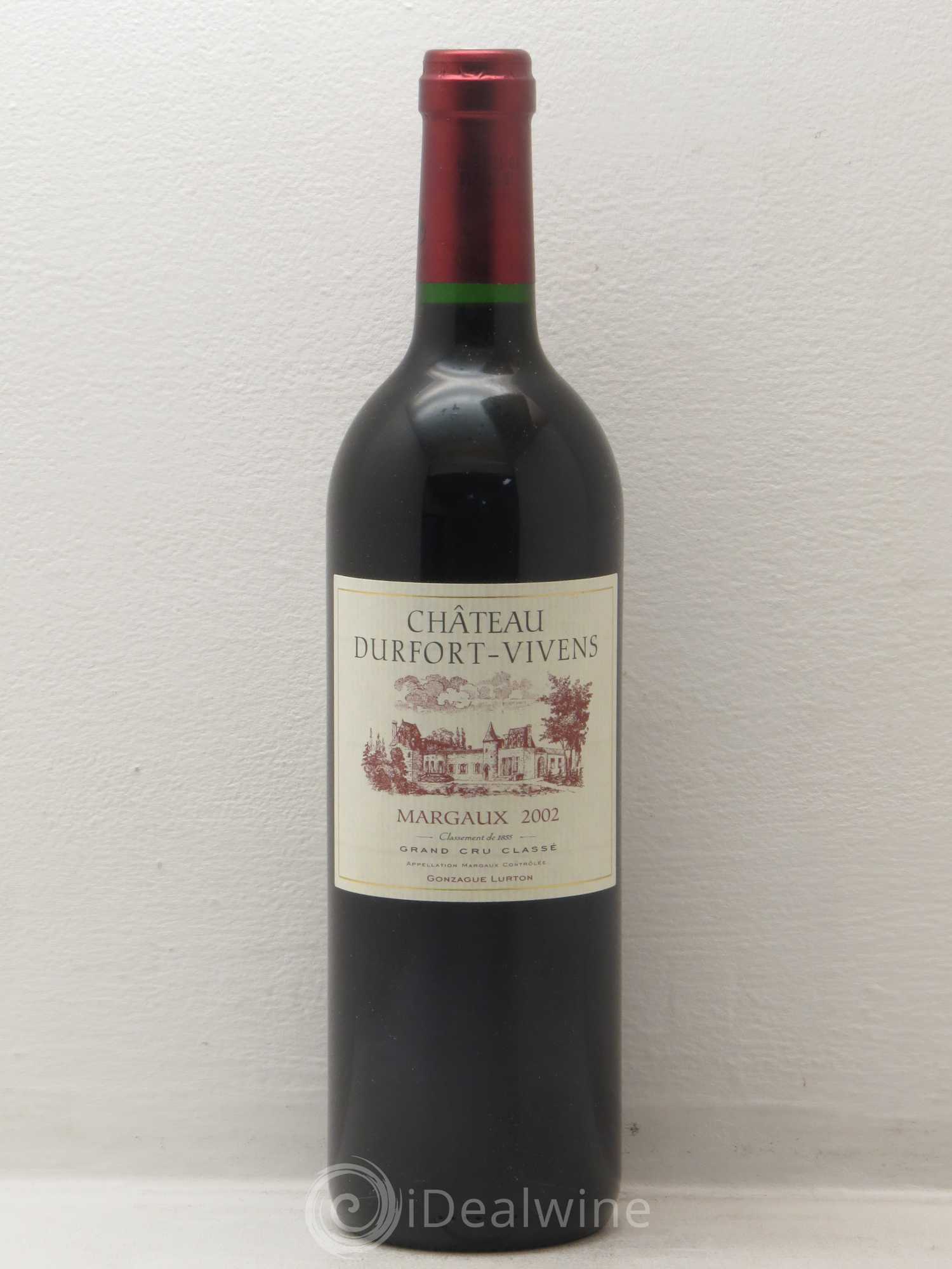 Château Durfort Vivens 2ème Grand Cru Classé (sans prix de réserve) 2002 - Lot de 1 bouteille - 0