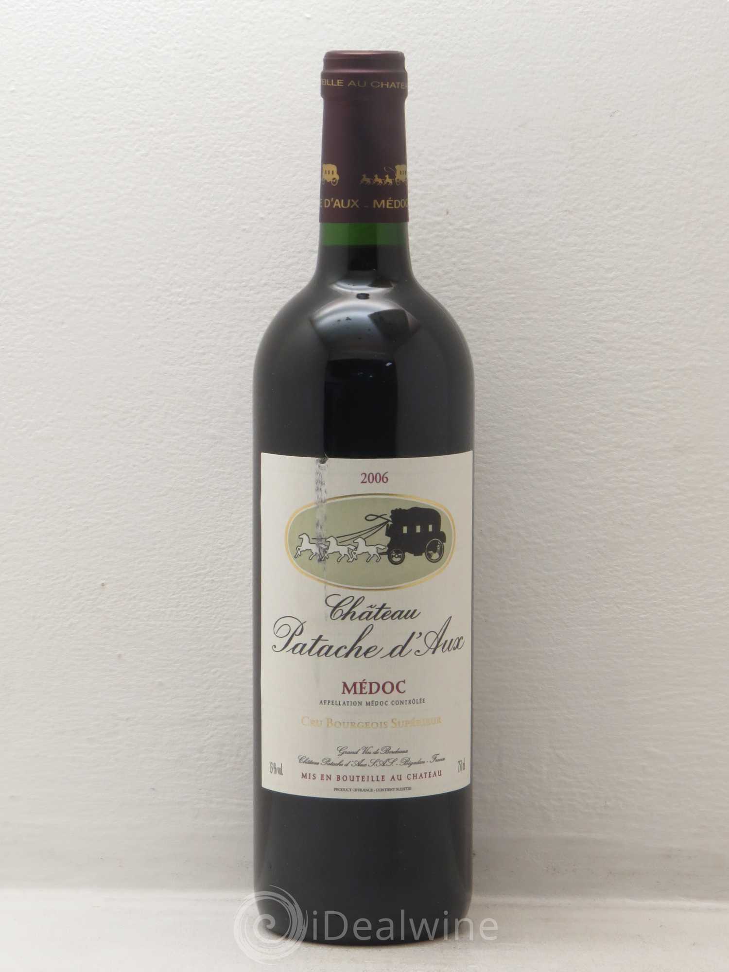 Château Patache d'Aux Cru Bourgeois (senza prezzo di riserva) 2006 - Lotto di 1 bottiglia - 0