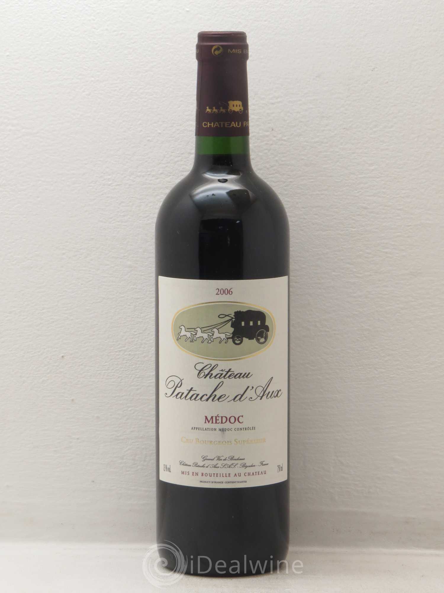 Château Patache d'Aux Cru Bourgeois (sans prix de réserve) 2006 - Lot de 1 bouteille - 0