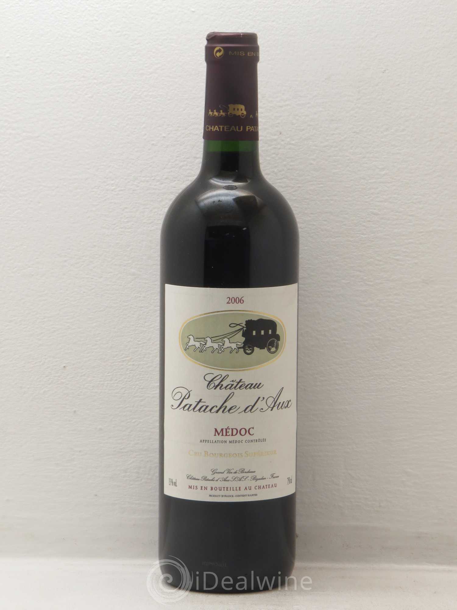 Château Patache d'Aux Cru Bourgeois (sans prix de réserve) 2006 - Lot de 1 bouteille - 0