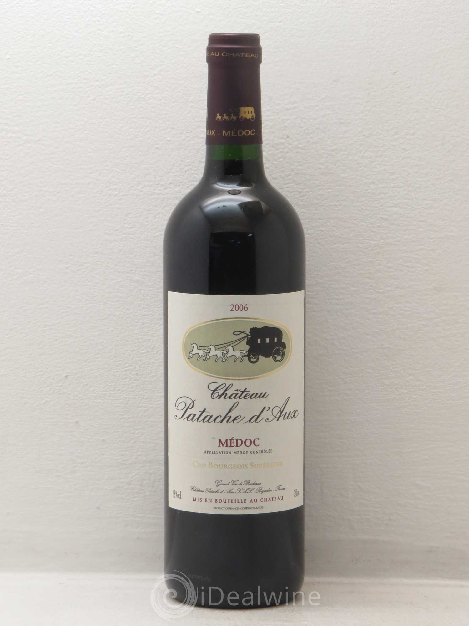 Château Patache d'Aux Cru Bourgeois (senza prezzo di riserva) 2006 - Lotto di 1 bottiglia - 0