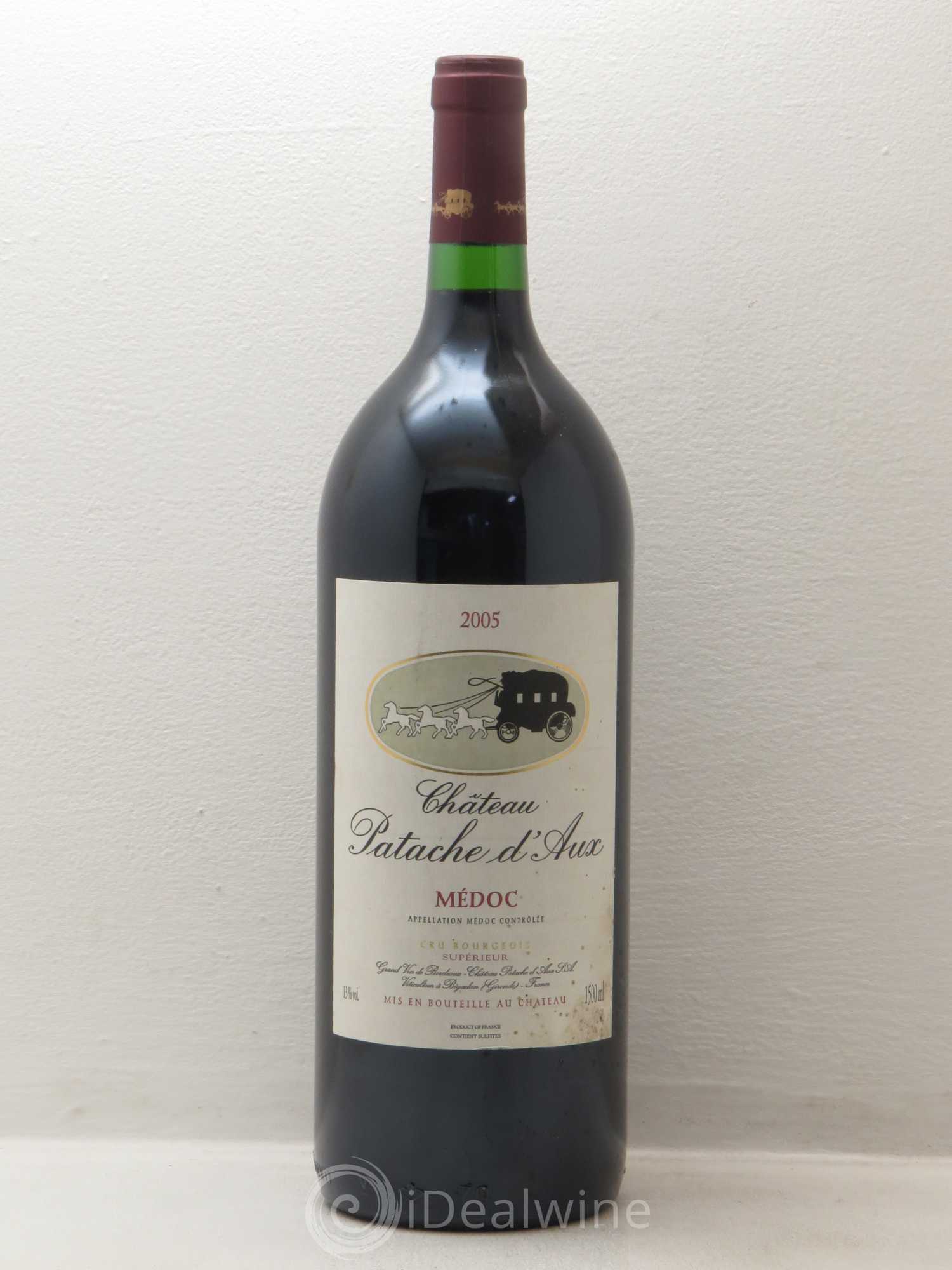 Château Patache d'Aux Cru Bourgeois (sans prix de réserve) 2005 - Lot de 1 magnum - 0