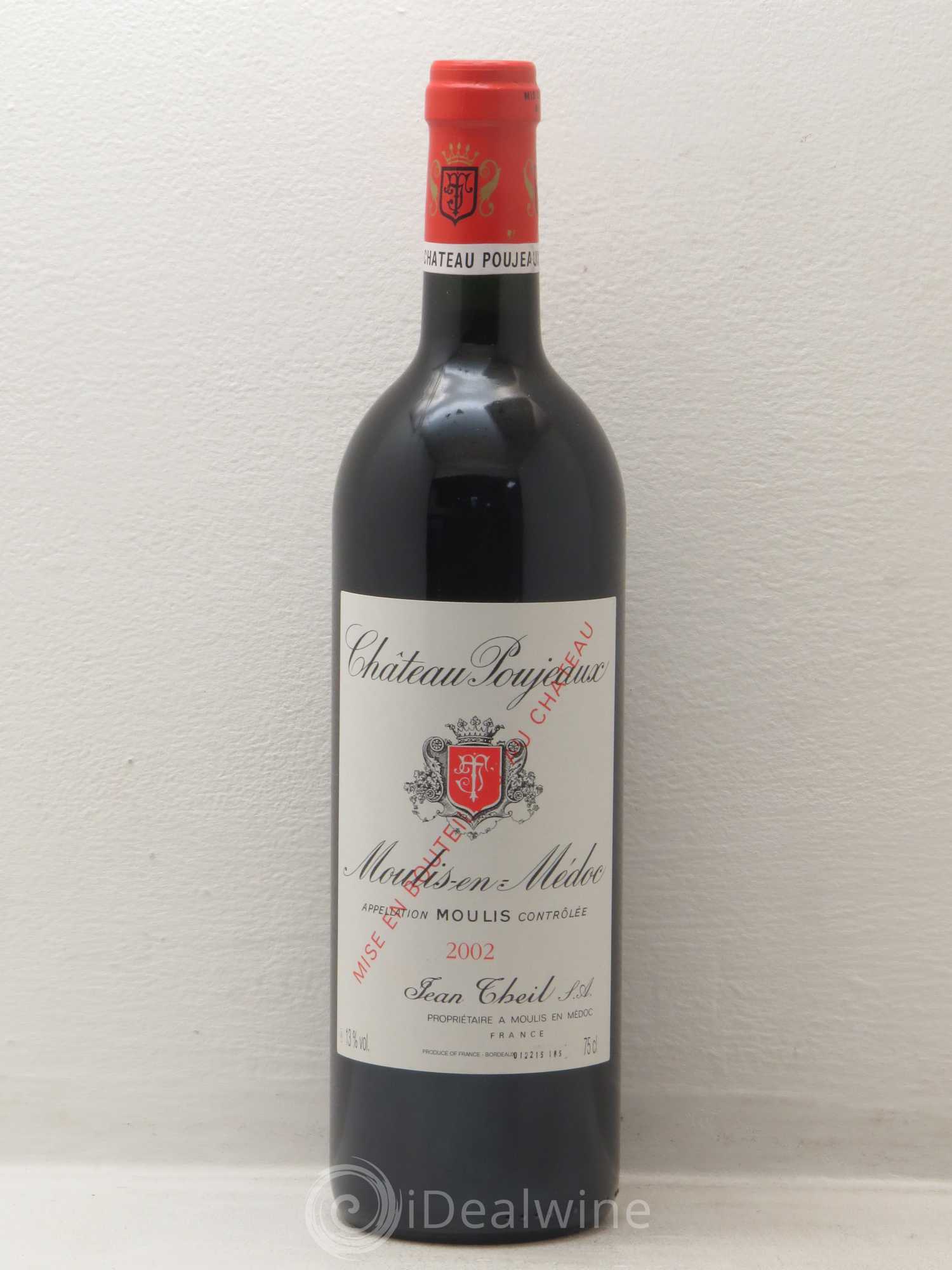 Château Poujeaux (sans prix de réserve) 2002 - Lot de 1 bouteille - 0
