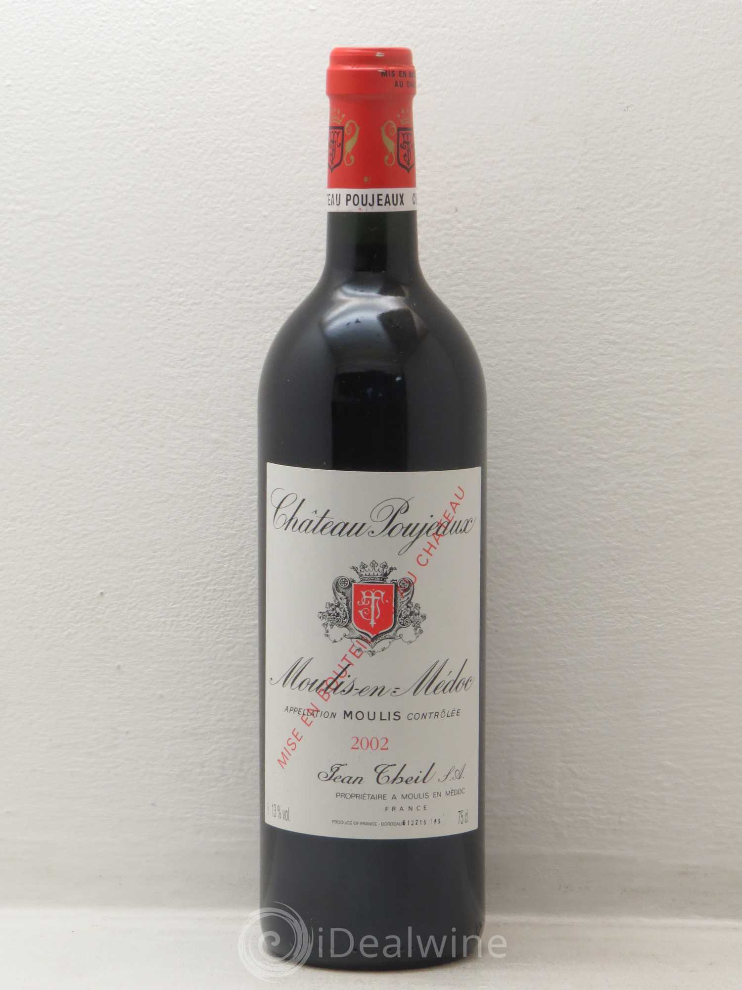 Château Poujeaux (sans prix de réserve) 2002 - Lot de 1 bouteille - 0