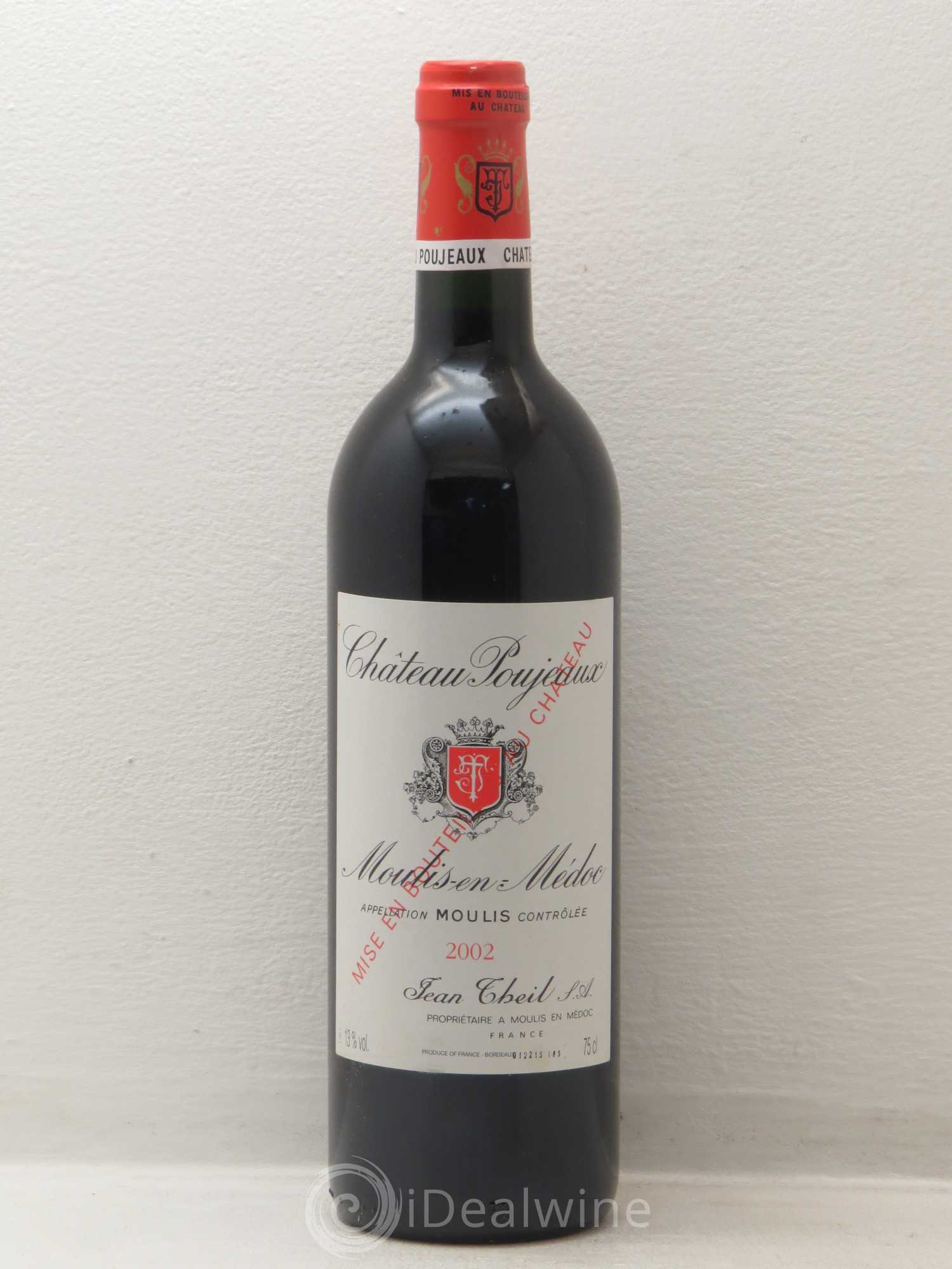 Château Poujeaux (sans prix de réserve) 2002 - Lot de 1 bouteille - 0