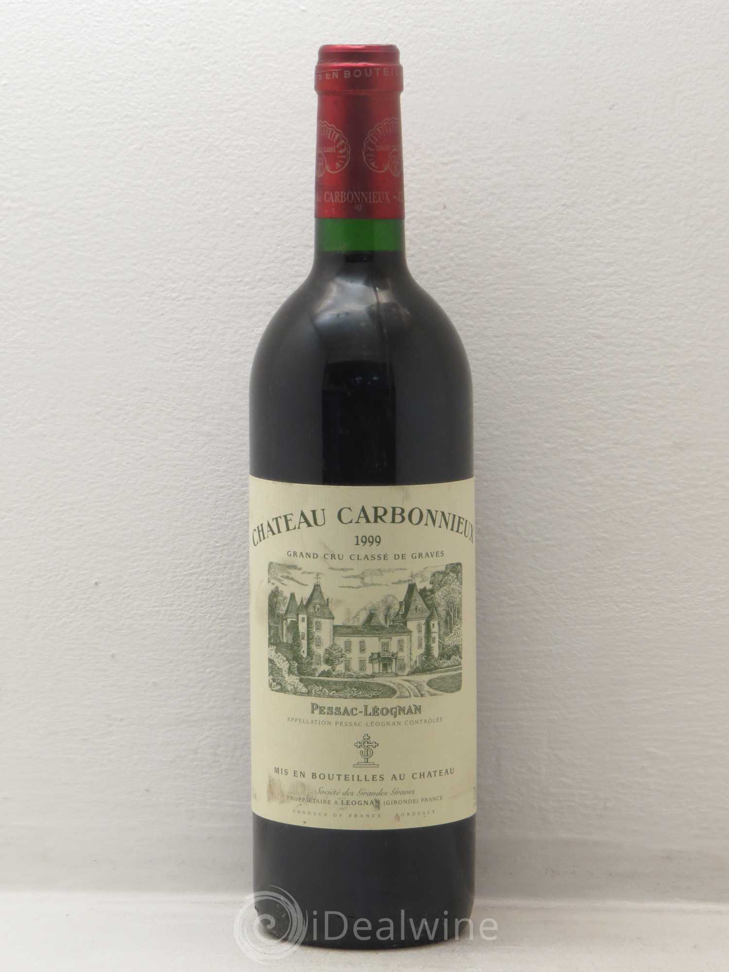 Château Carbonnieux Cru Classé de Graves 1999 - Lot de 1 bouteille - 0