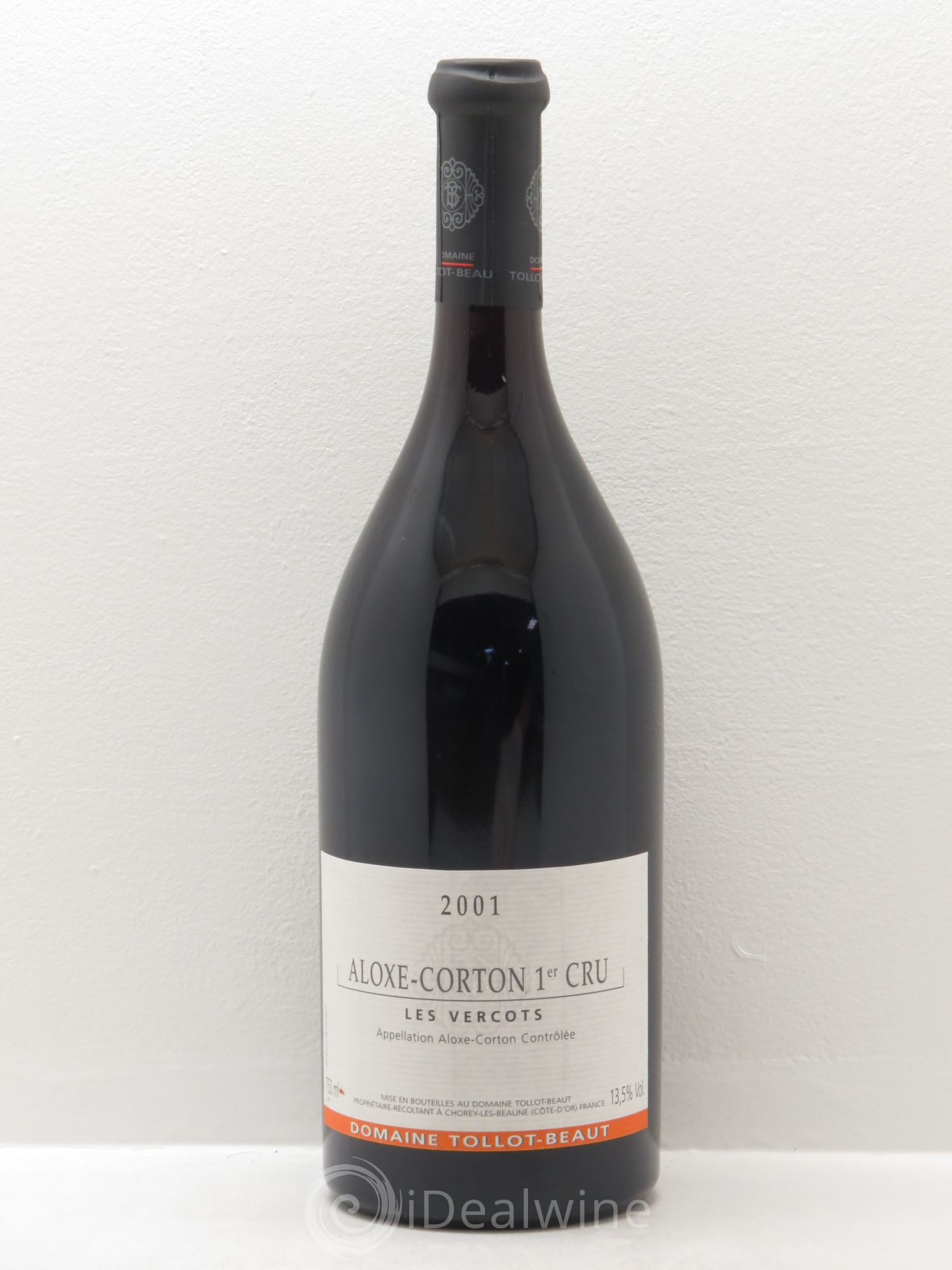 Aloxe-Corton 1er Cru Les Vercots Tollot Beaut (Domaine) 2001 - Lot de 1 bouteille - 0