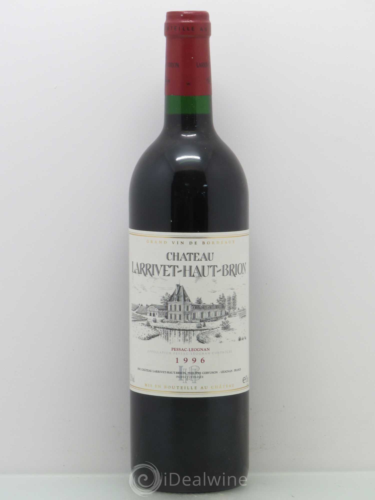 Château Larrivet Haut-Brion 1996 - Lot de 1 bouteille - 0